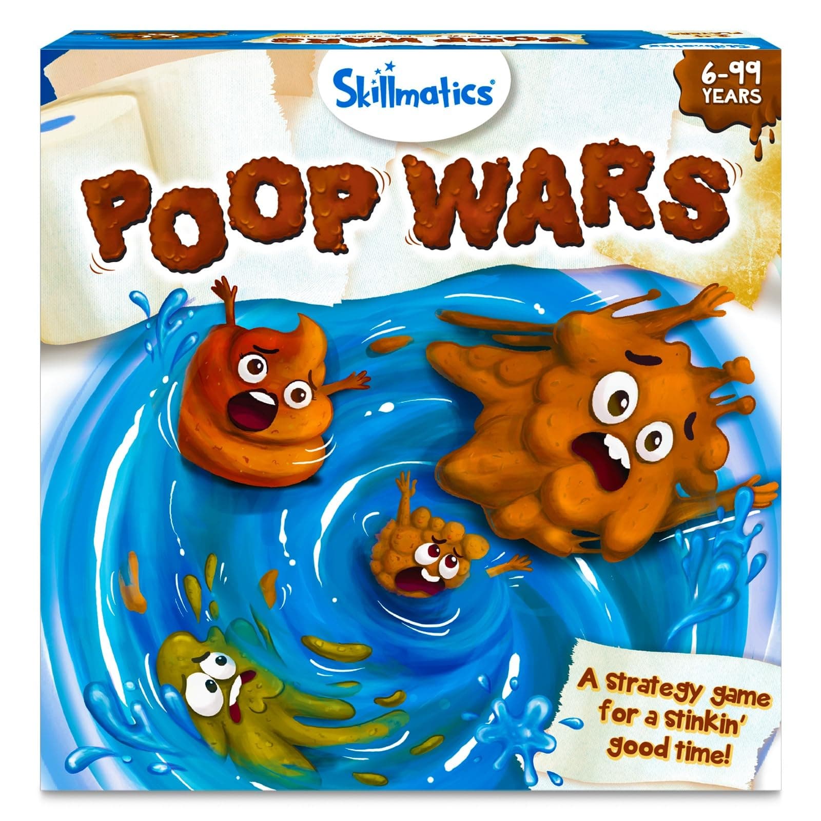 Skillmatics Card Game - Poop Wars, Fun & Fast-paced Game of Strategy, Party Game, Easter Gifts for Girls & Boys Ages 6, 7, 8, 9 & Up