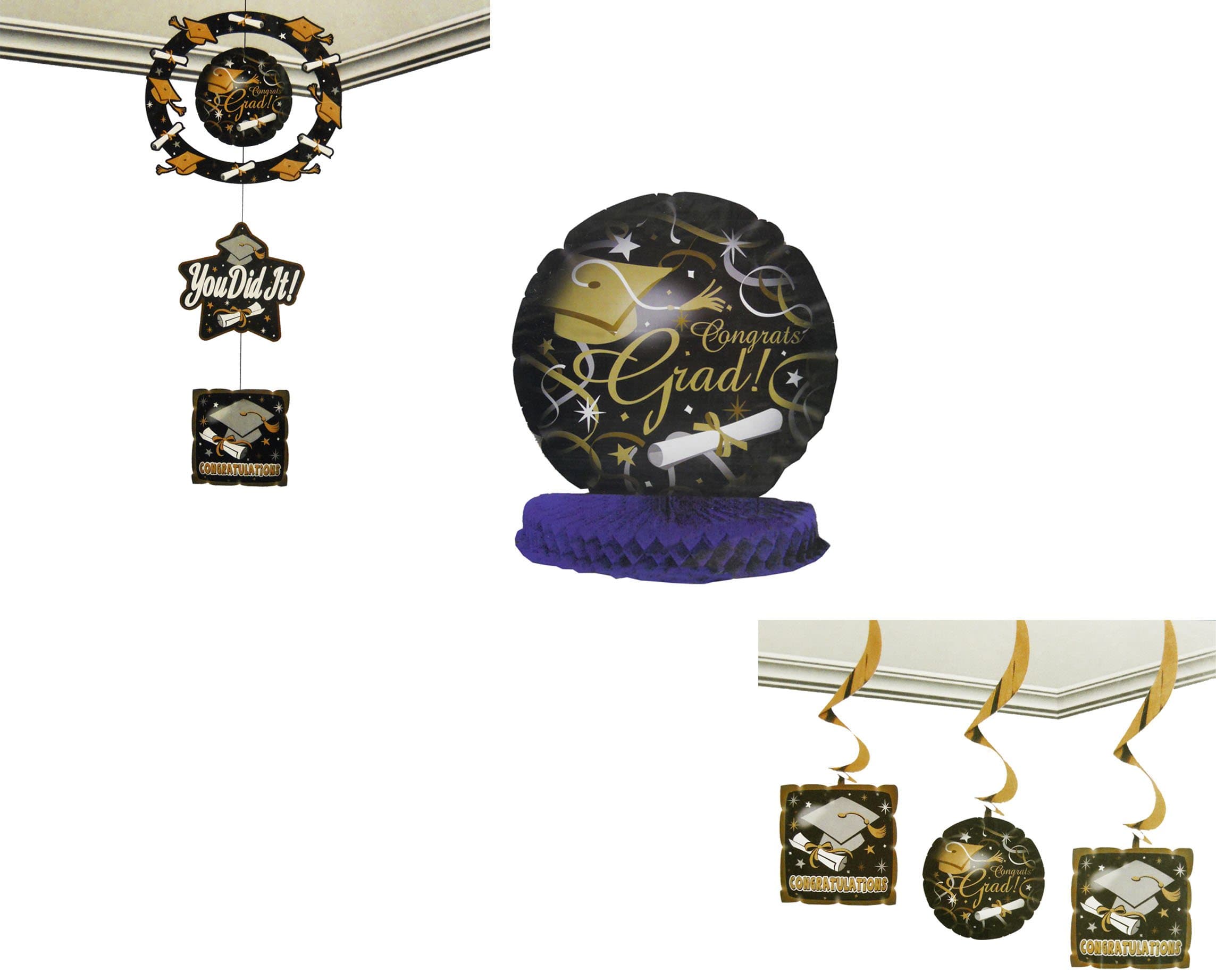 Inflatable Graduation Party Decor - 3 Pc