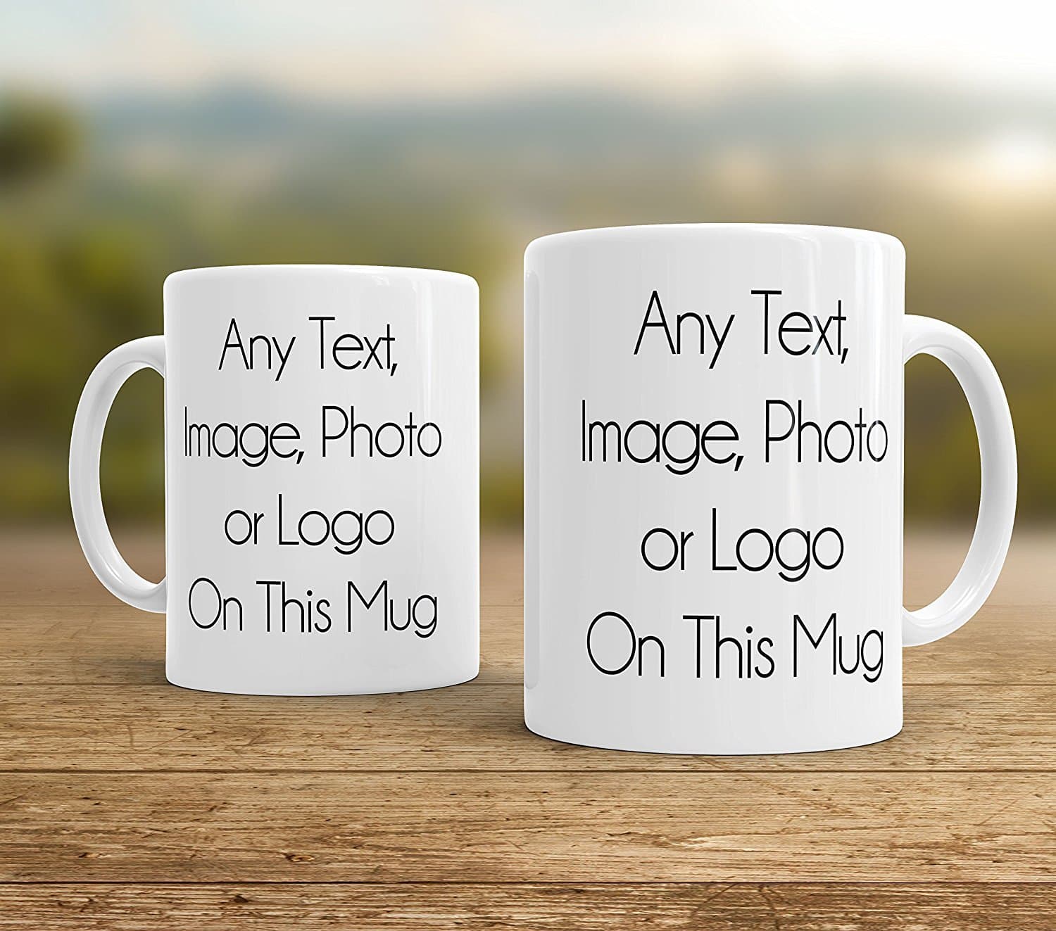 – Faithful Prints Personalised Mug Printed by Chorley Print - Any Text, Image, Photo, Logo or Image on a White 11oz Mug - SGS Certified for Dishwasher Safe