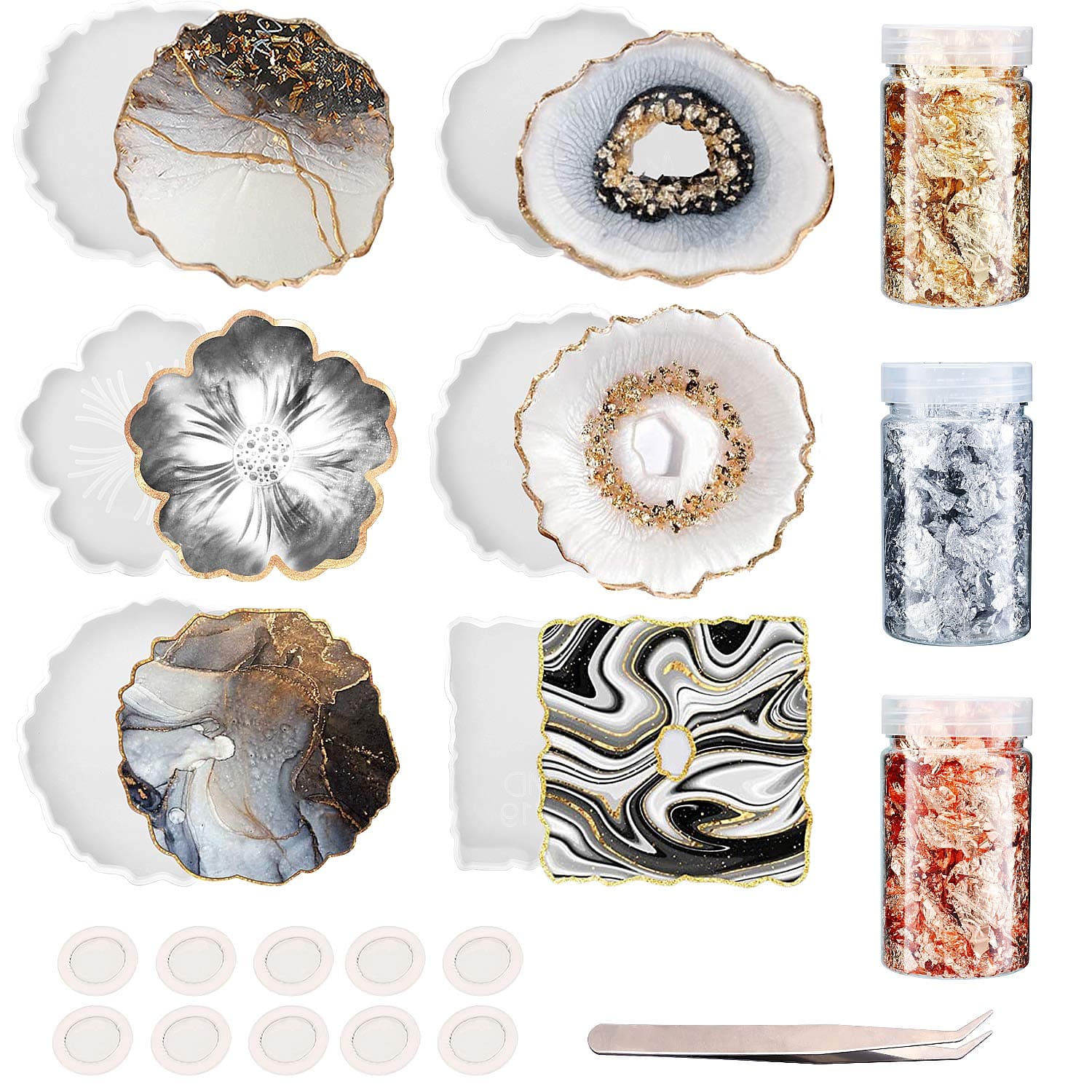 Silicone Coaster Moulds 20PC