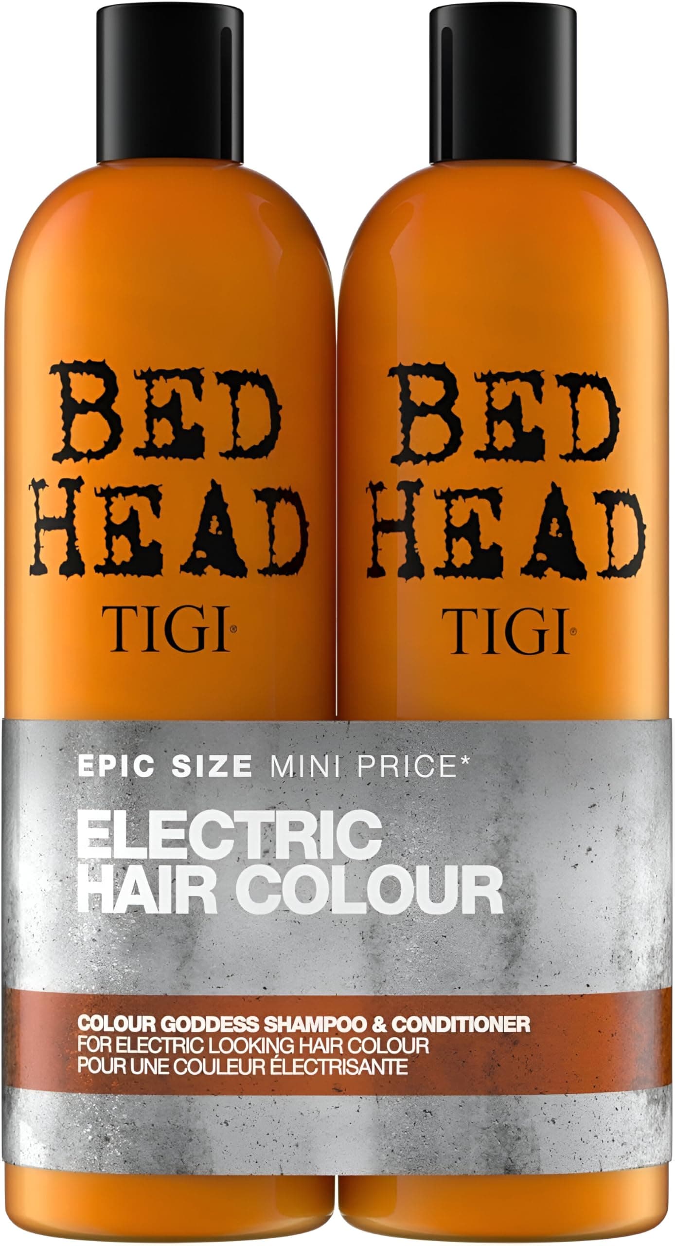 TIGI Bed Head Urban Antidotes Colour Goddess Shampoo and Conditioner Set for Dyed Hair, Color Protectant Hair Care Duo, 25.35 fl oz.