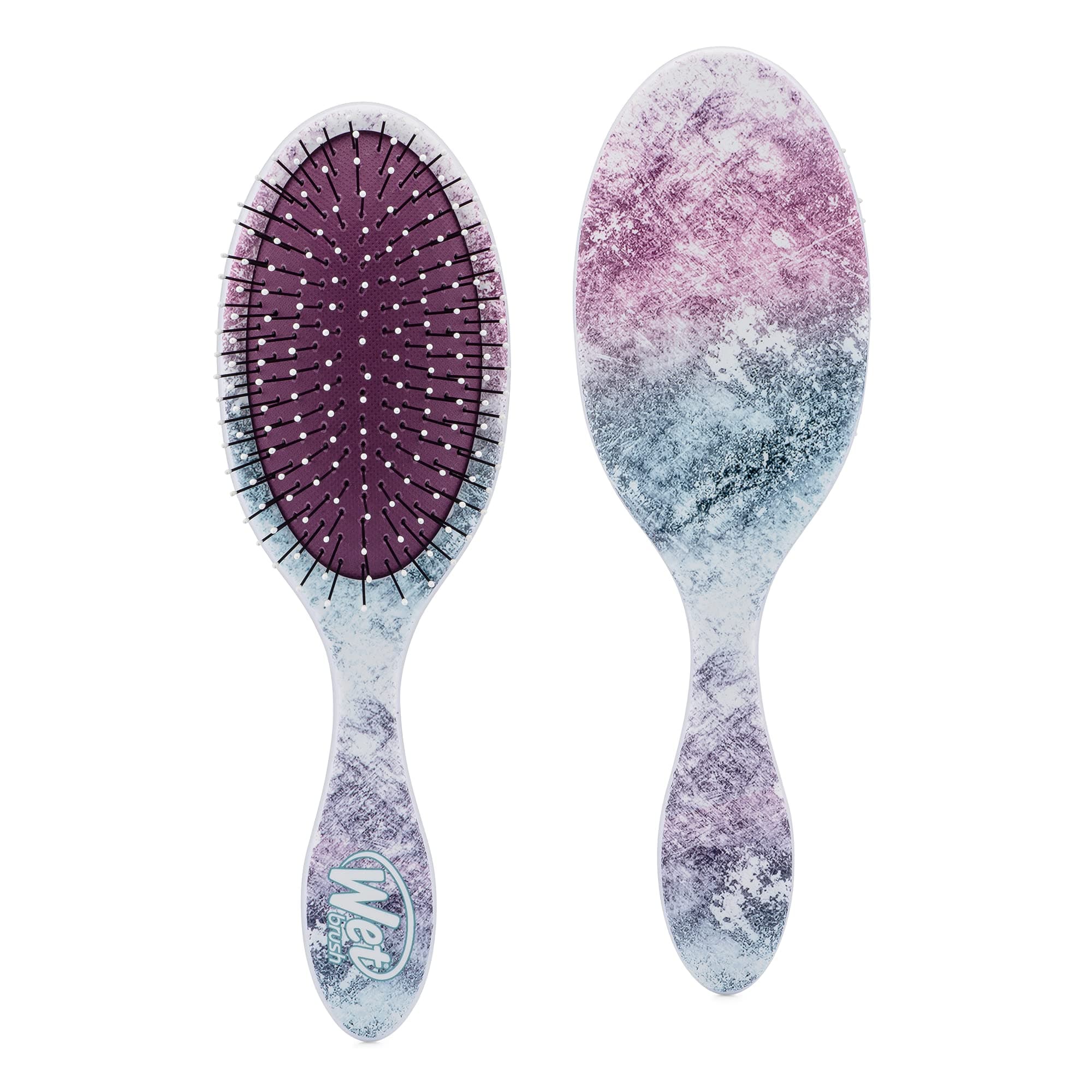 Wet Brush Original Detangler Hair Brush - Abstract Mineral Pink Forest - All Hair Types - Ultra-Soft IntelliFlex Detangler Bristles Glide Through Tangles with Ease - Pain-Free Comb for Men & Women