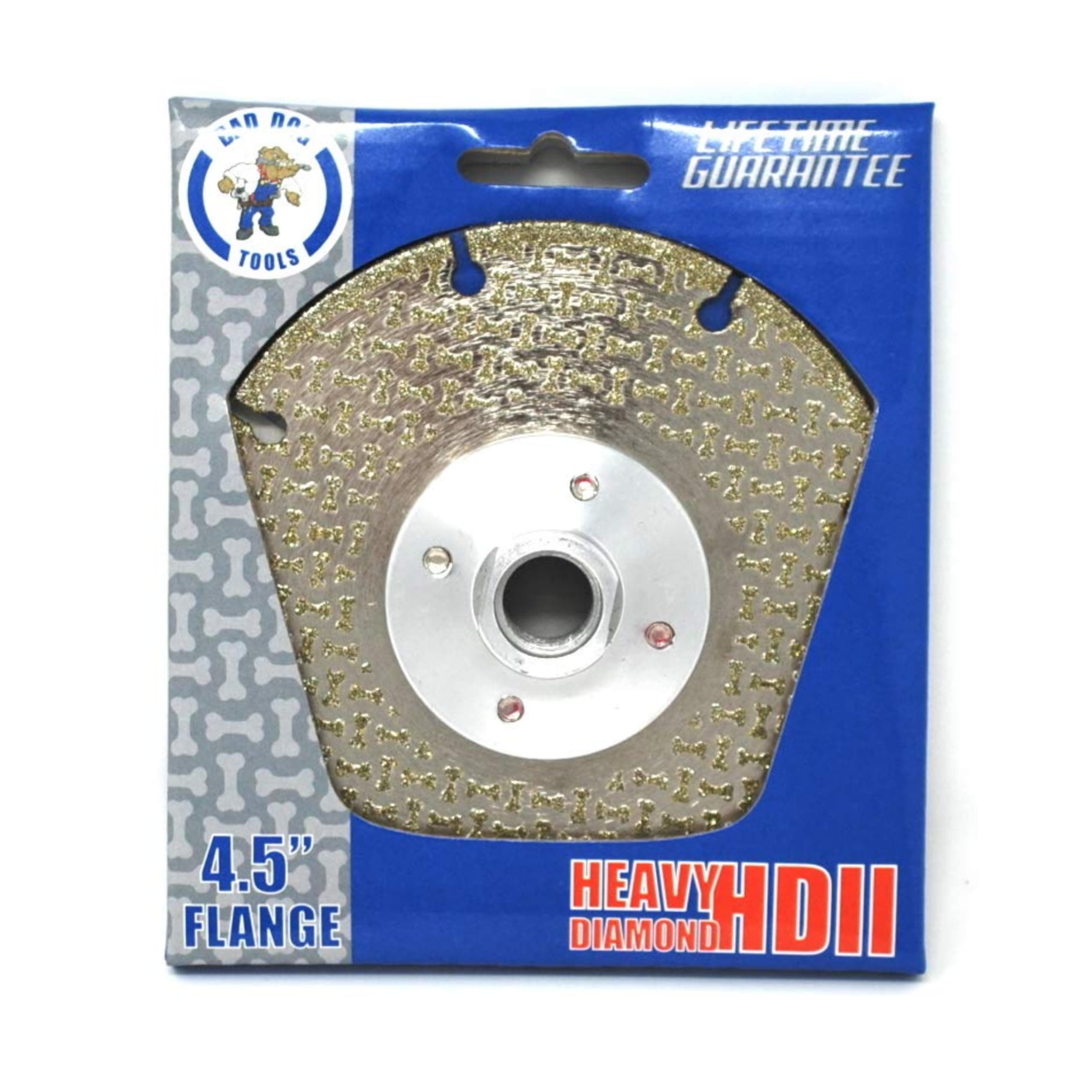 Bad Dog 4.5" Flange Tools Handi Disk Deux Grinding Sanding and Cutting Wheel