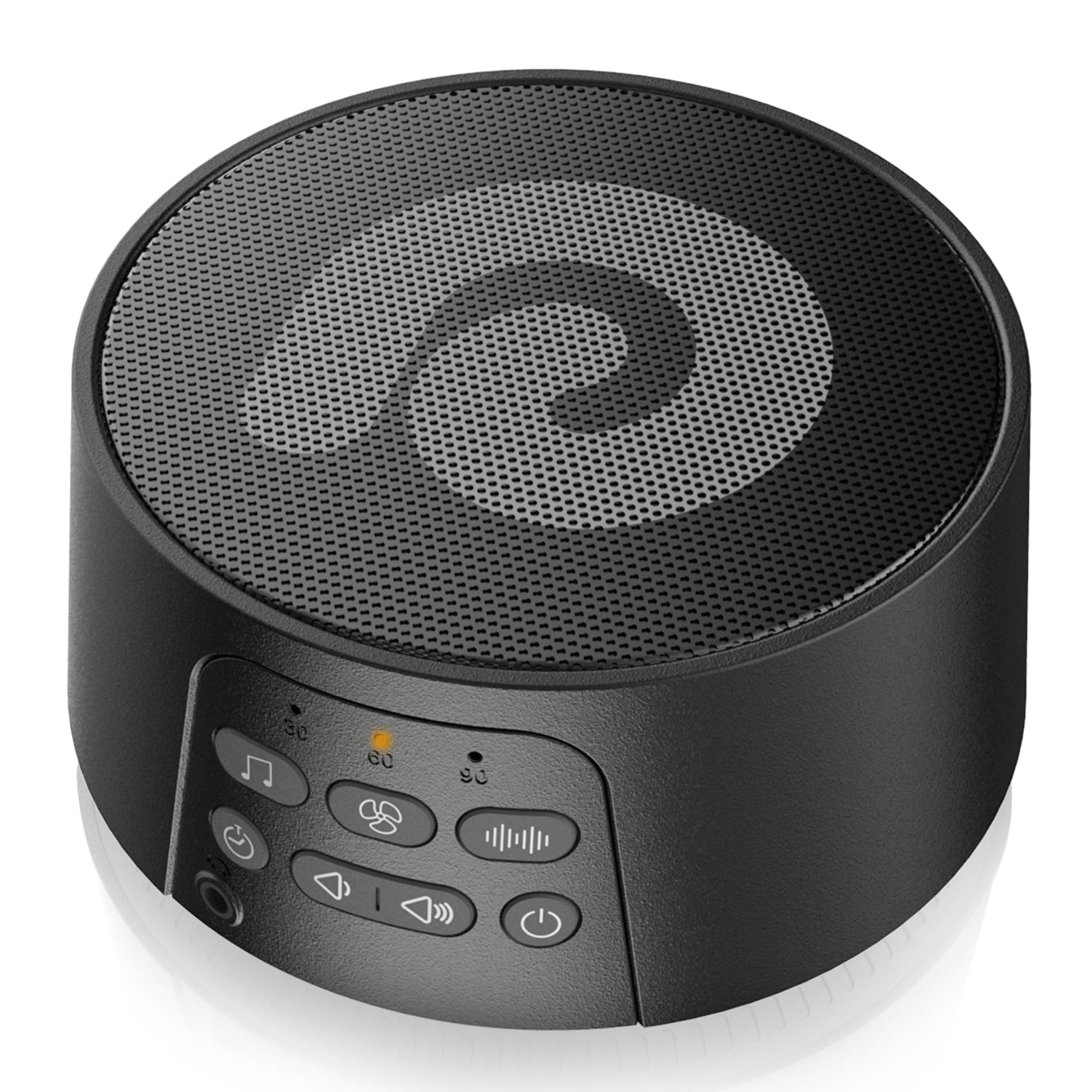 Dreamegg White Noise Machine, Sound Machine for Sleeping Baby, Kids, Adult (D3Pro-Black)