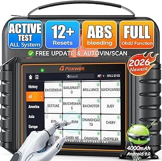 2026 FOXWELL NT726 OBD2 Scanner Diagnostic Tool, All System Bidirectional Scan Tool with TOP 12 Resets, Precise Car Diagnostic Scanner for All Vehicles, CAN-FD, FCA Autoauth, Lifetime Update, AutoVIN