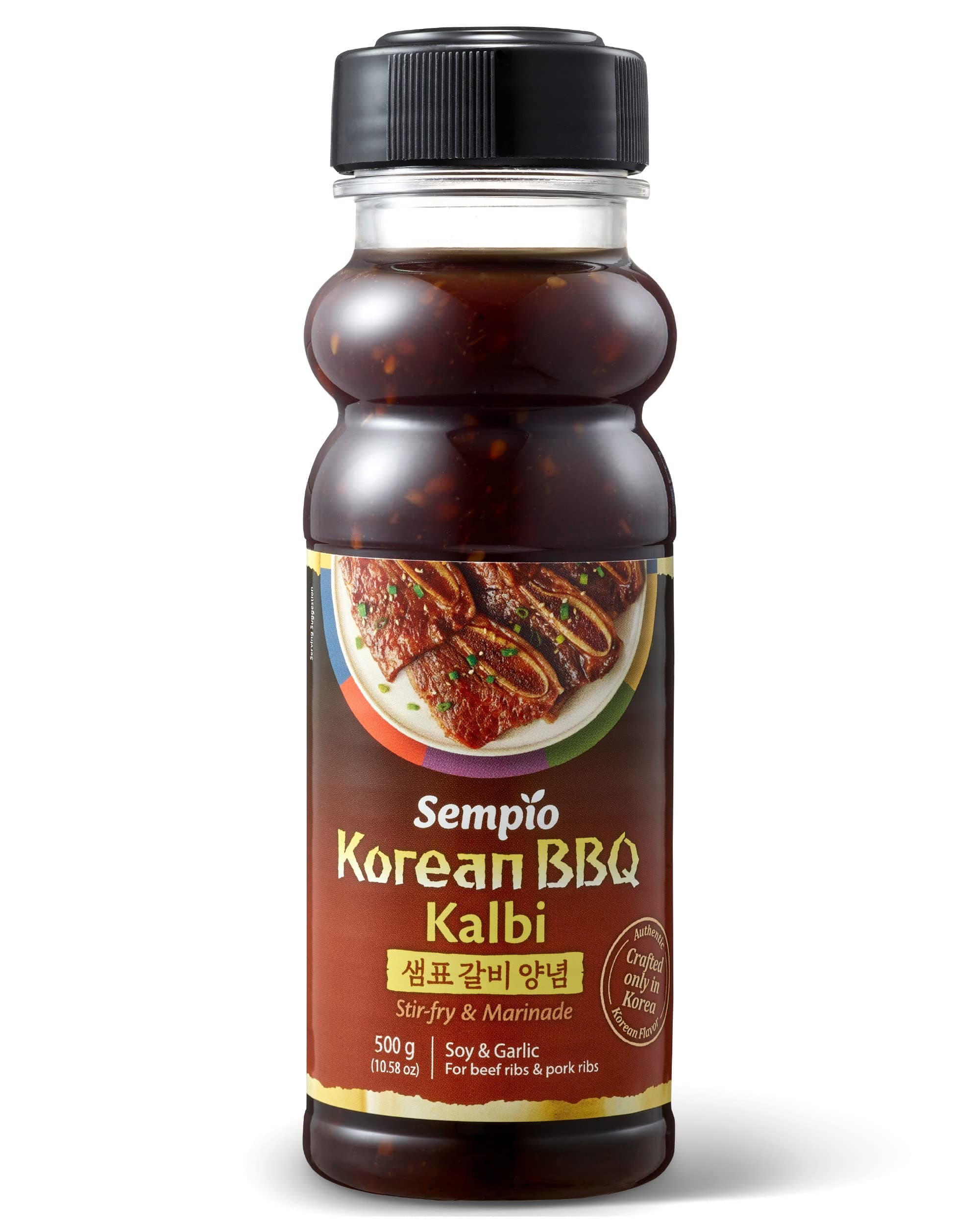 Korean Kalbi Marinade Sauce (10.6oz) - Authentic Flavor. Ideal for Korean BBQ, Ribs, Meat & More
