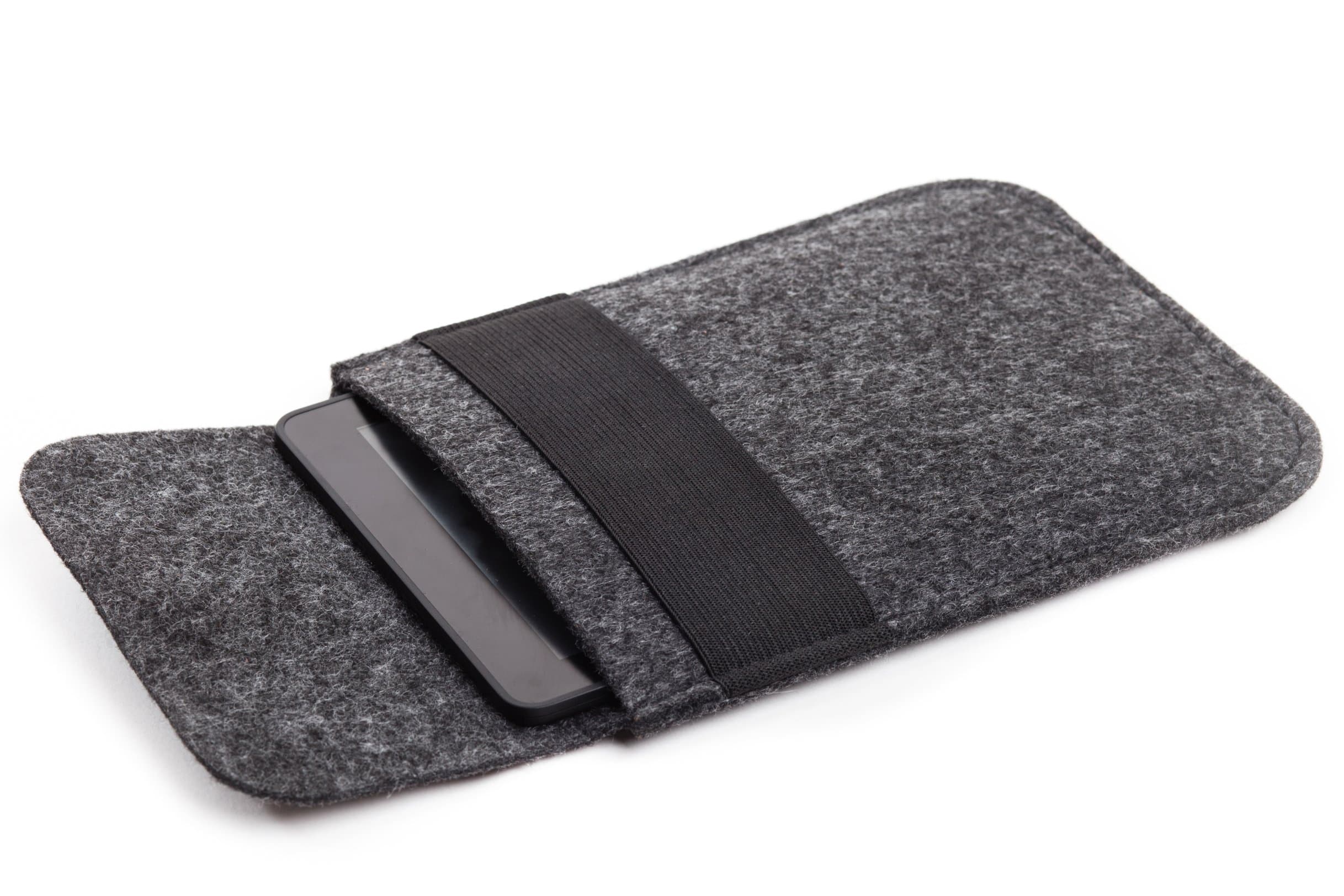 Sleeve for Kindle Paperwhite and Kindle Voyage, Protective Felt Cover Case Pouch Bag for Amazon Kindle Paperwhite - Voyage (Dark Grey)