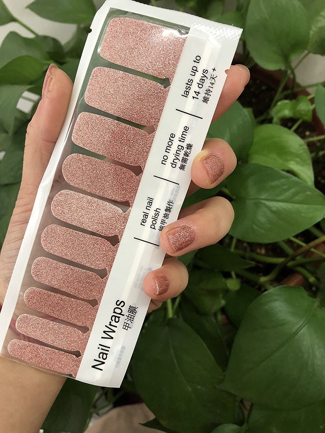 LIHI EXTRE ADHESION 22PCS Nail Art Transfer Decals Sticker DIY Nail Polish Strips ,Nail Wraps, Nail Patch, 100% Real Nail polish applique for Manicure, Wedding, Party, BC019 Ripples