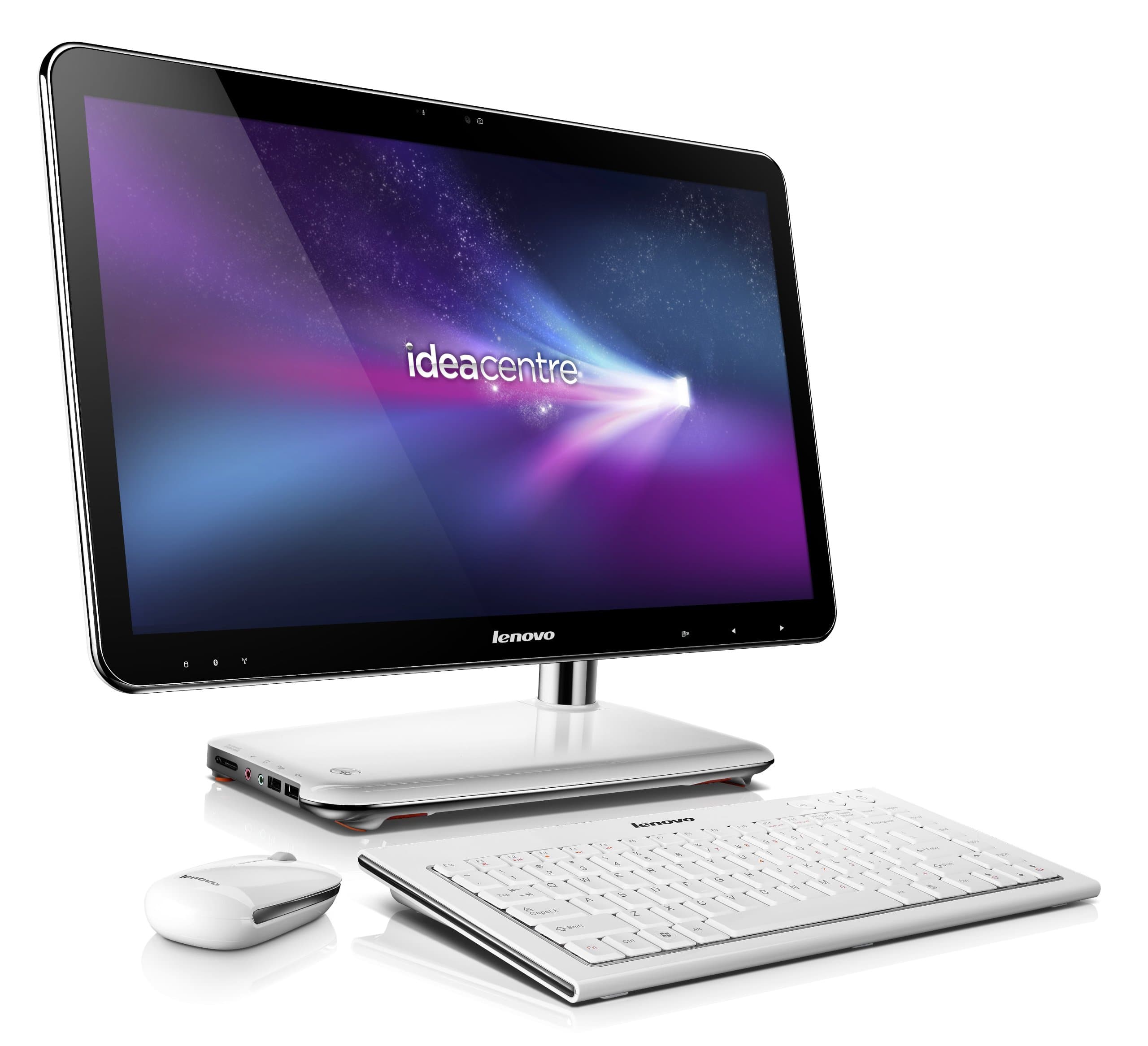 Lenovo IdeaCentre A320 21.5 inch All-in-One Desktop PC (Intel Core i3-2310M 2.1GHz, 4Gb, 750Gb, External DVDR, LAN, WLAN, Webcam, BT, TV Tuner, Windows 7 Home Premium) - White