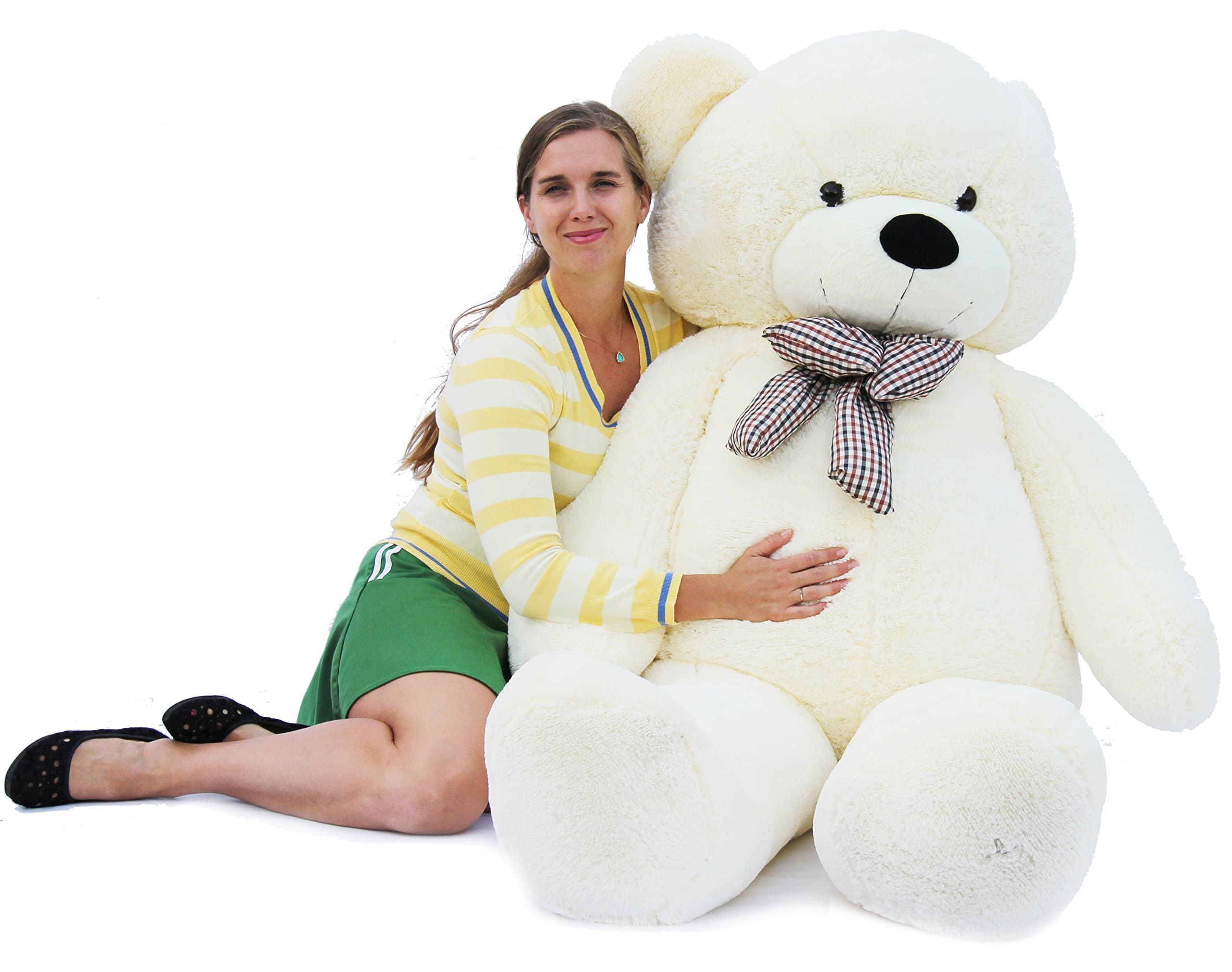 Joyfay Giant Teddy Bear 78(6.5 Feet) White by Joyfay