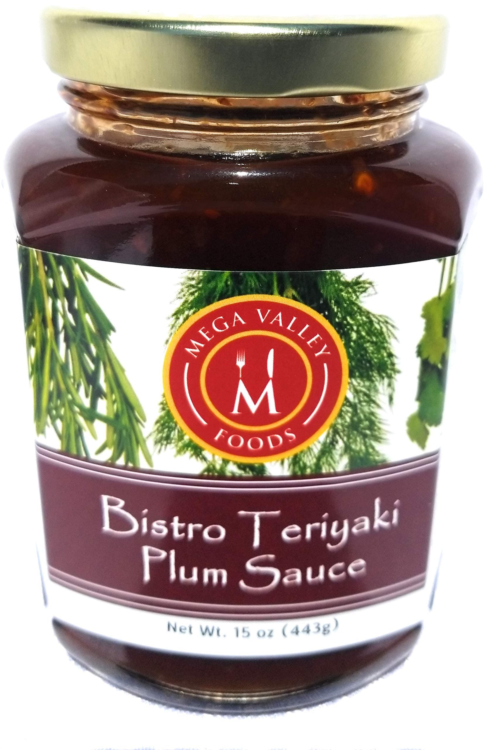 Bistro Teriyaki Plum Sauce - 15 oz. - (Our most popular sauce. Can be used on any meat, fish, as a dipping sauce for egg rolls, lumpia or as a fondue dip.