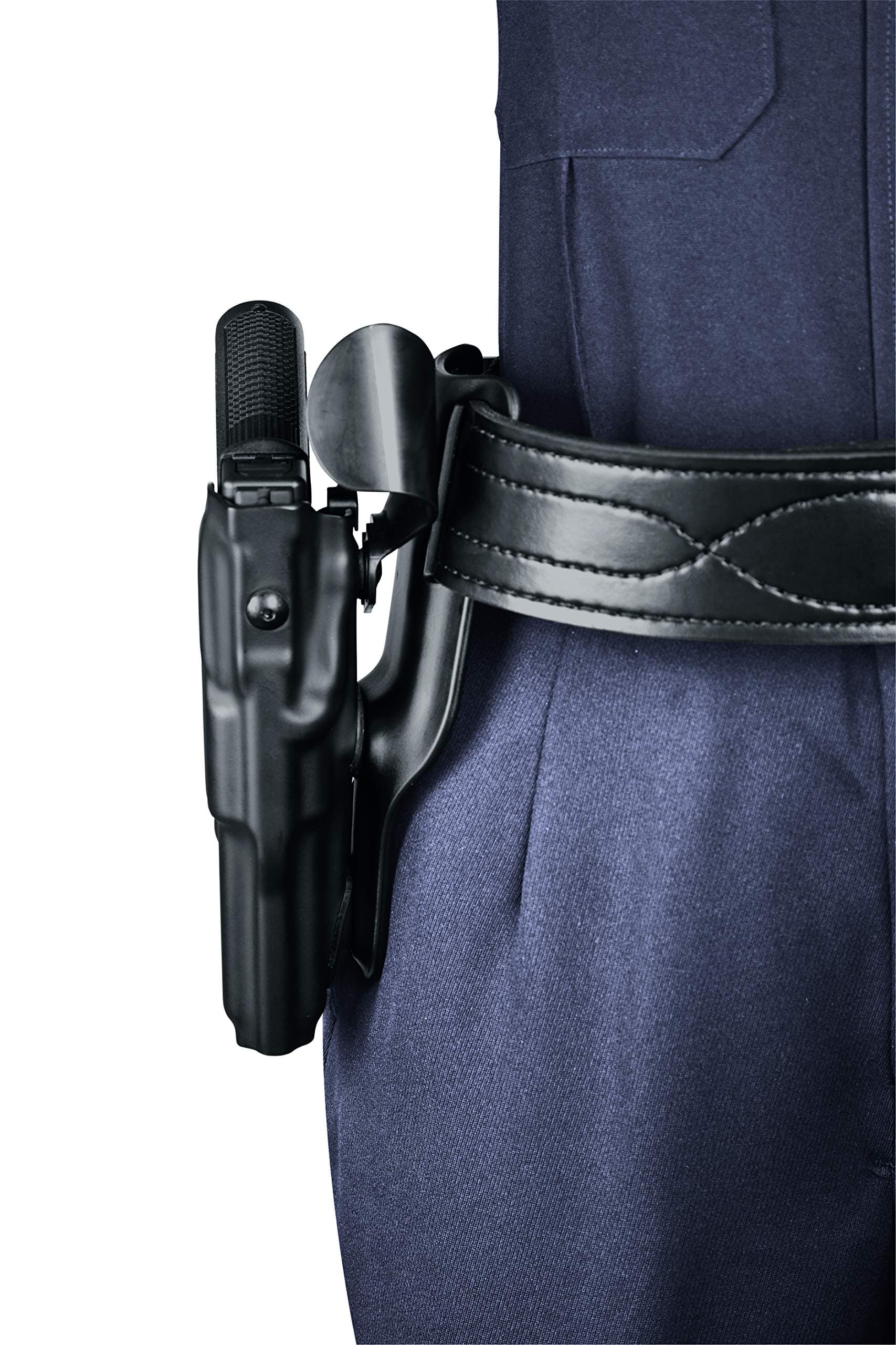 (SAFARILAND) 6075UBL Low-Ride Universal Belt Loop, Plain Black Finish, 2.25"