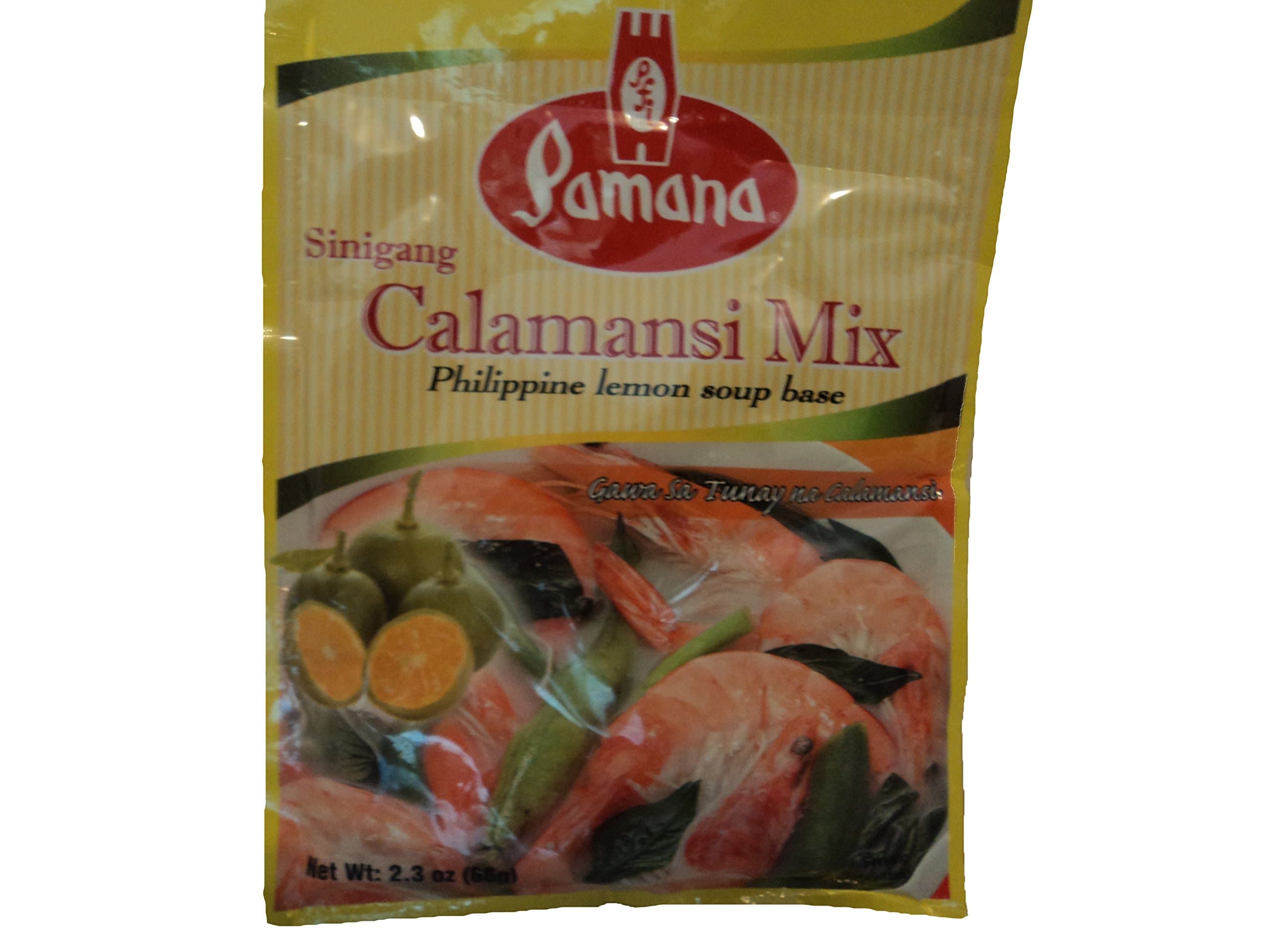 Pamana Sinigang Calamansi Mix Philippine Lemon Soup Base, 6 x 2.3 oz. (65 g)