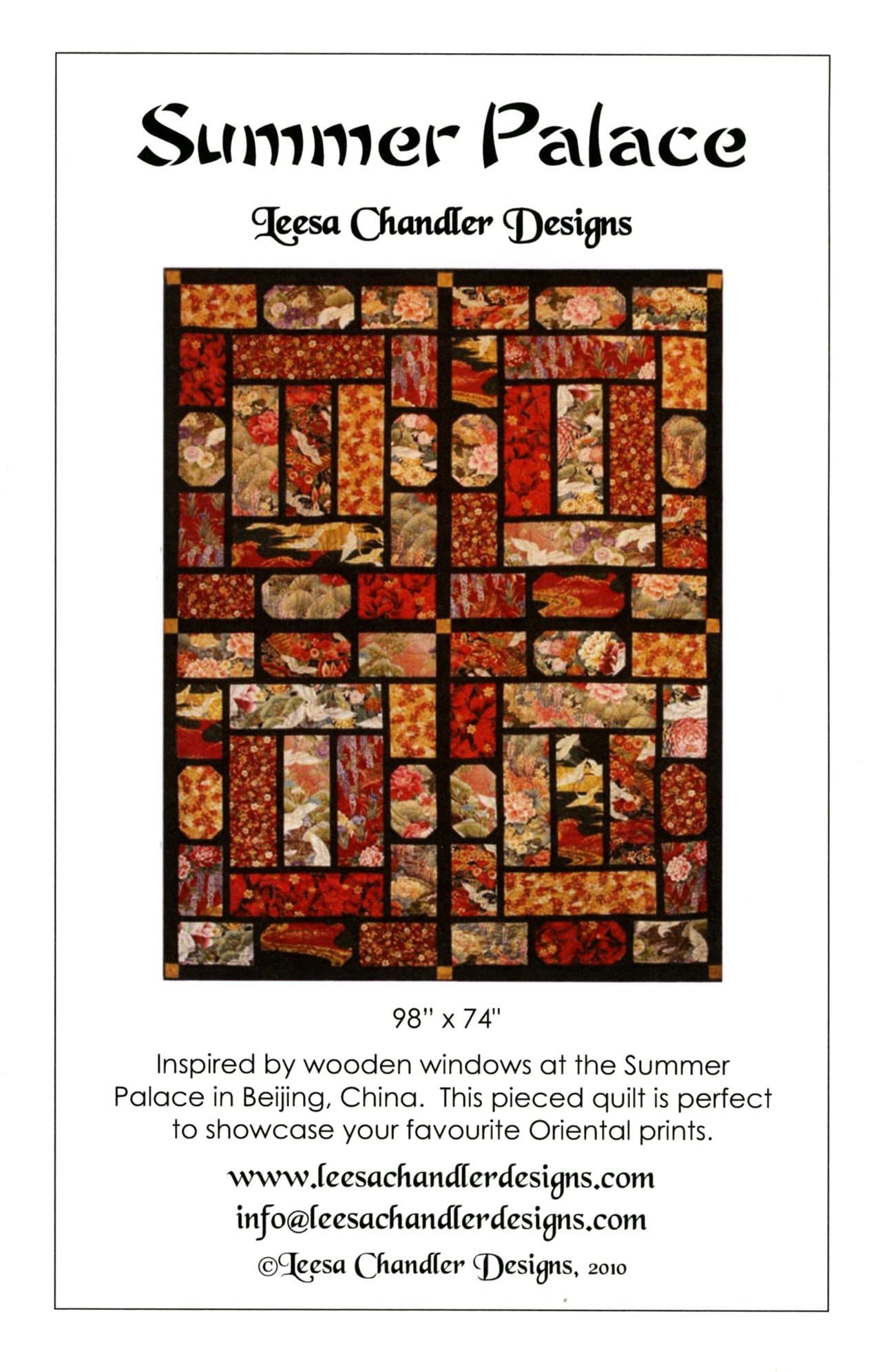 Leesa Chandler Designs LS029VAR Summer Palace Quilt