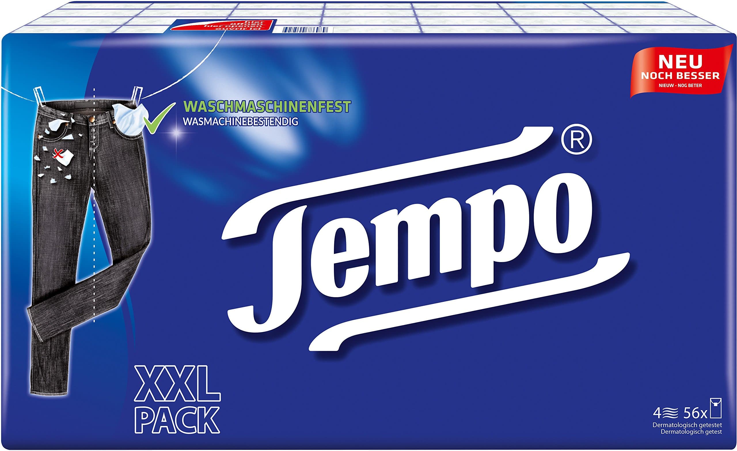 Tempo Classic Tissues 56 x 10 Tissues, (56 Packs) by Tempo