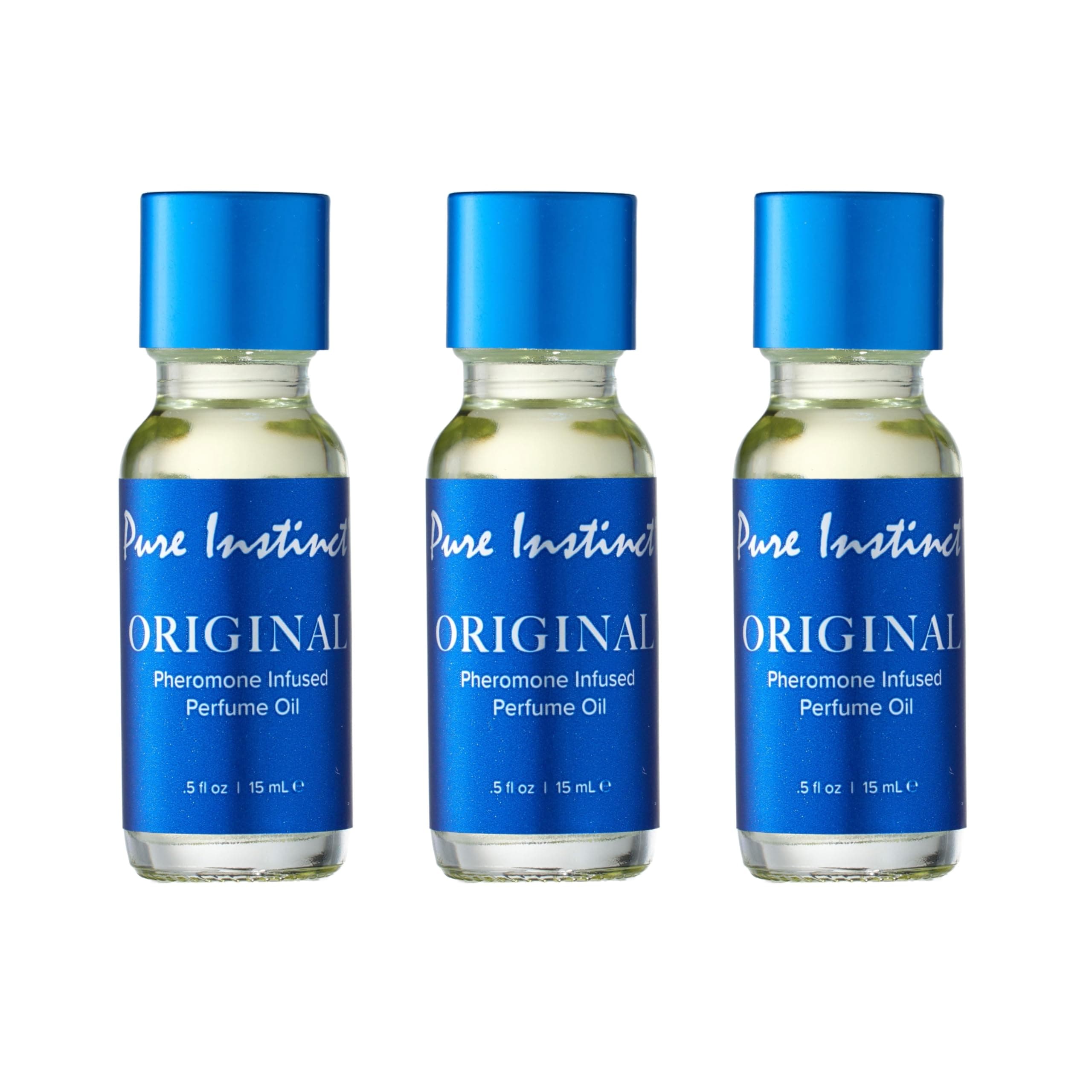 (3-Pack) - The Original Pheromone Infused Essential Oil Perfume Cologne - Unisex For Men and Women - TSA Ready