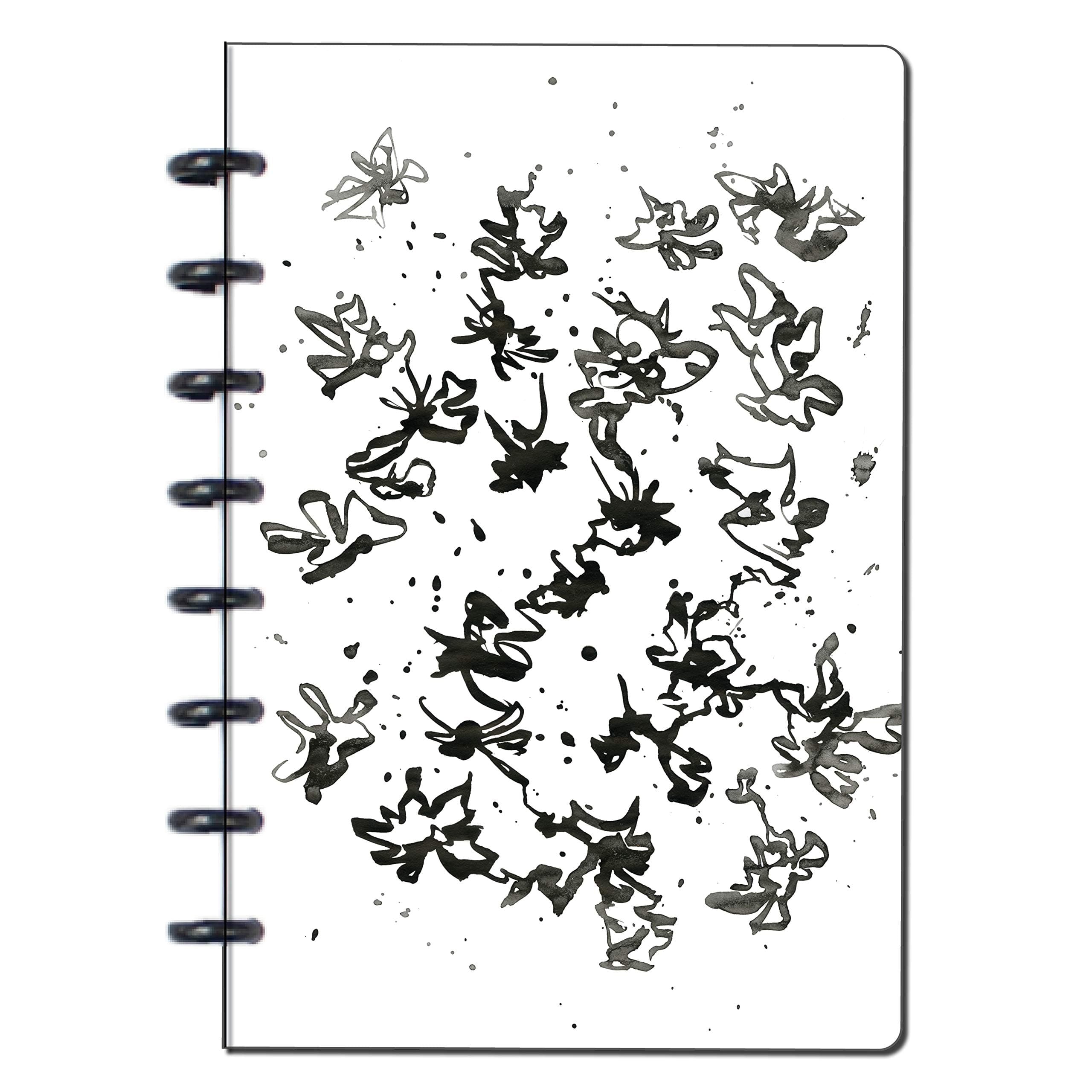 BetterNote Matte Cover for Disc Planners, fits Disc Notebooks like Levenger Circa, Arc Staples, TUL Office Depot, Happy Planner, MAMBI 365 (8-Disc, 5.5"x8.5", Flow)