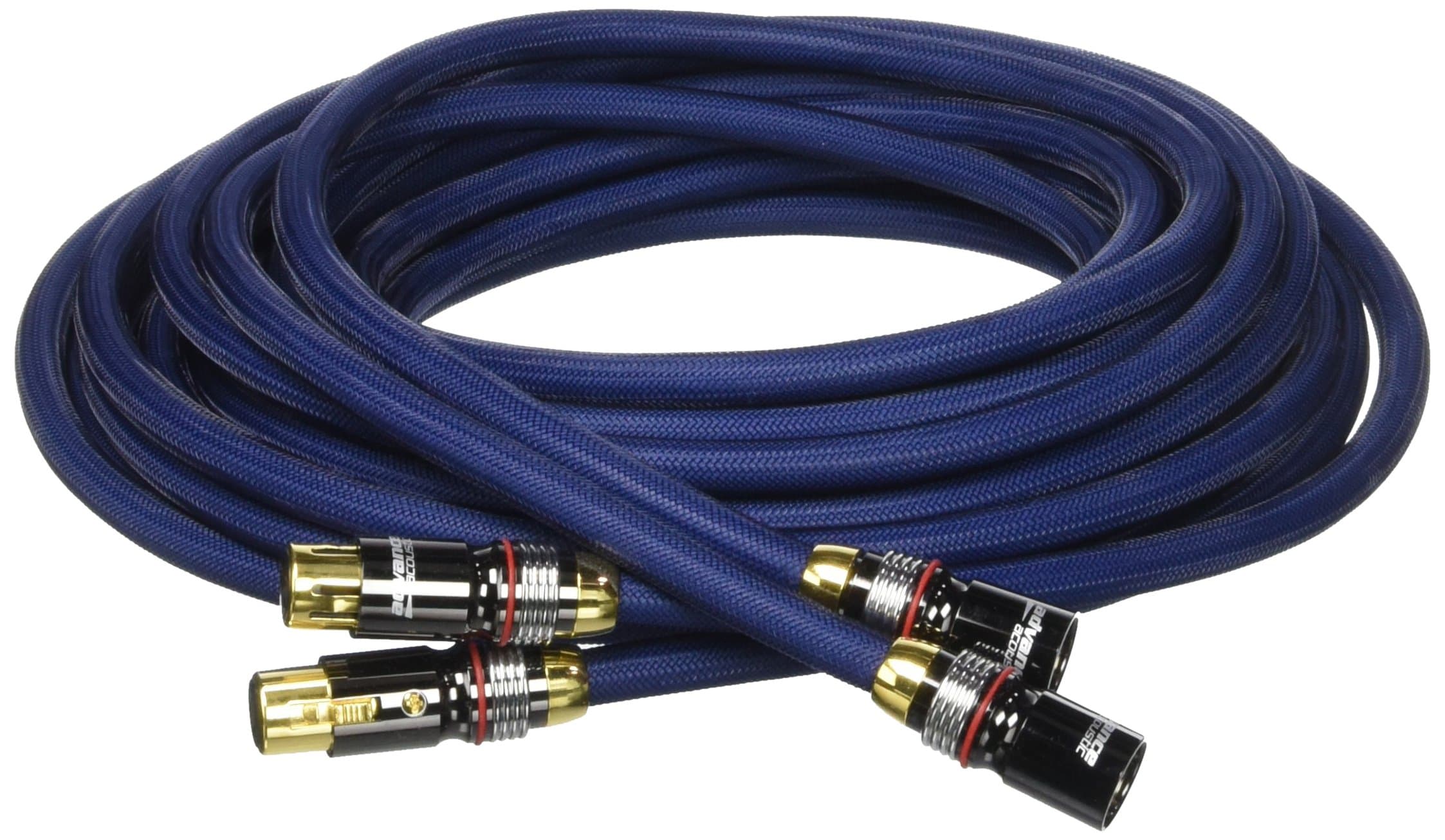 Advance Acoustic ACS 15 Pair of Modulation Cable Balanced XLR Male/Female Stereo 6 m Blue