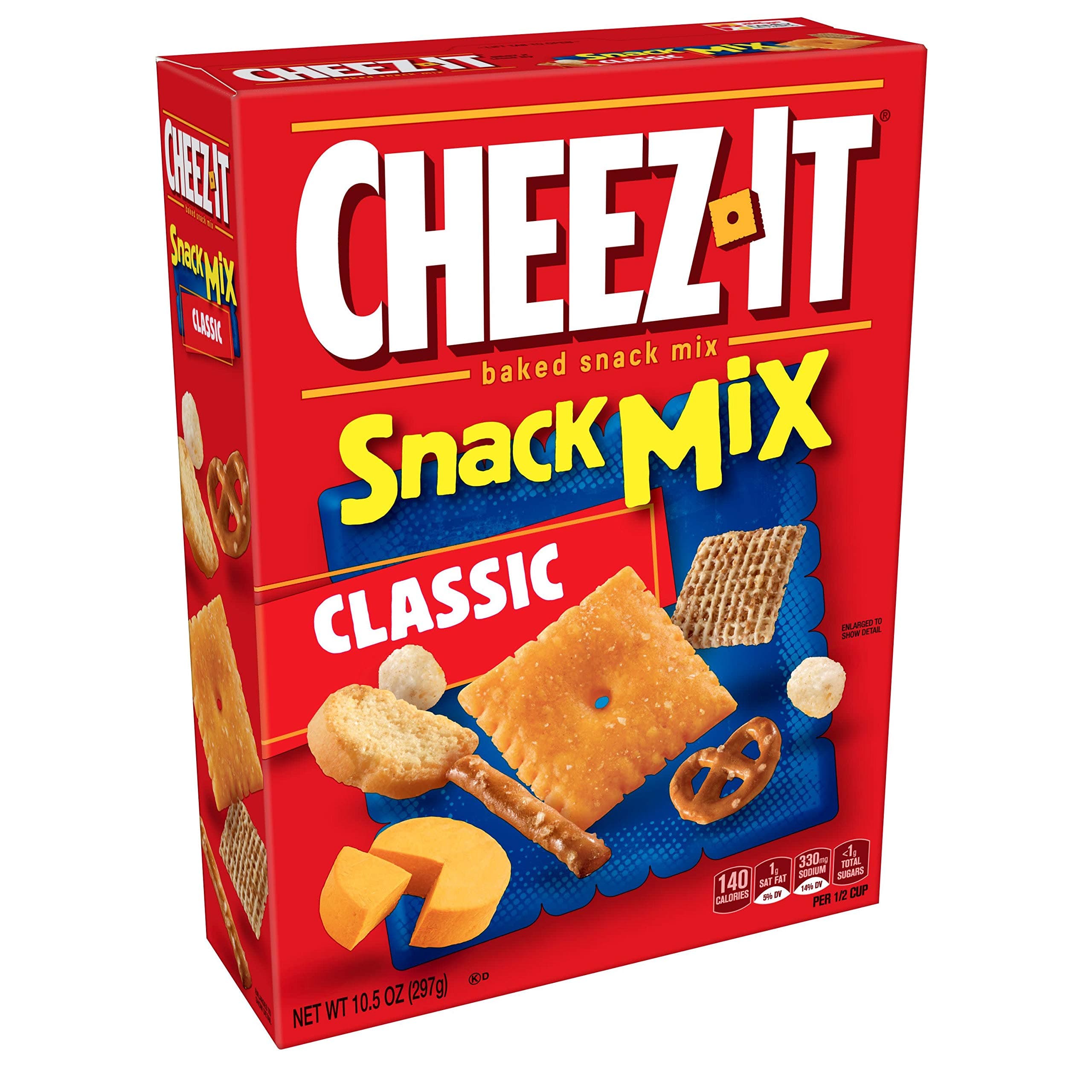 Cheez-It Baked Snack Mix, Classic,10.5 Ounce (Pack of 3)