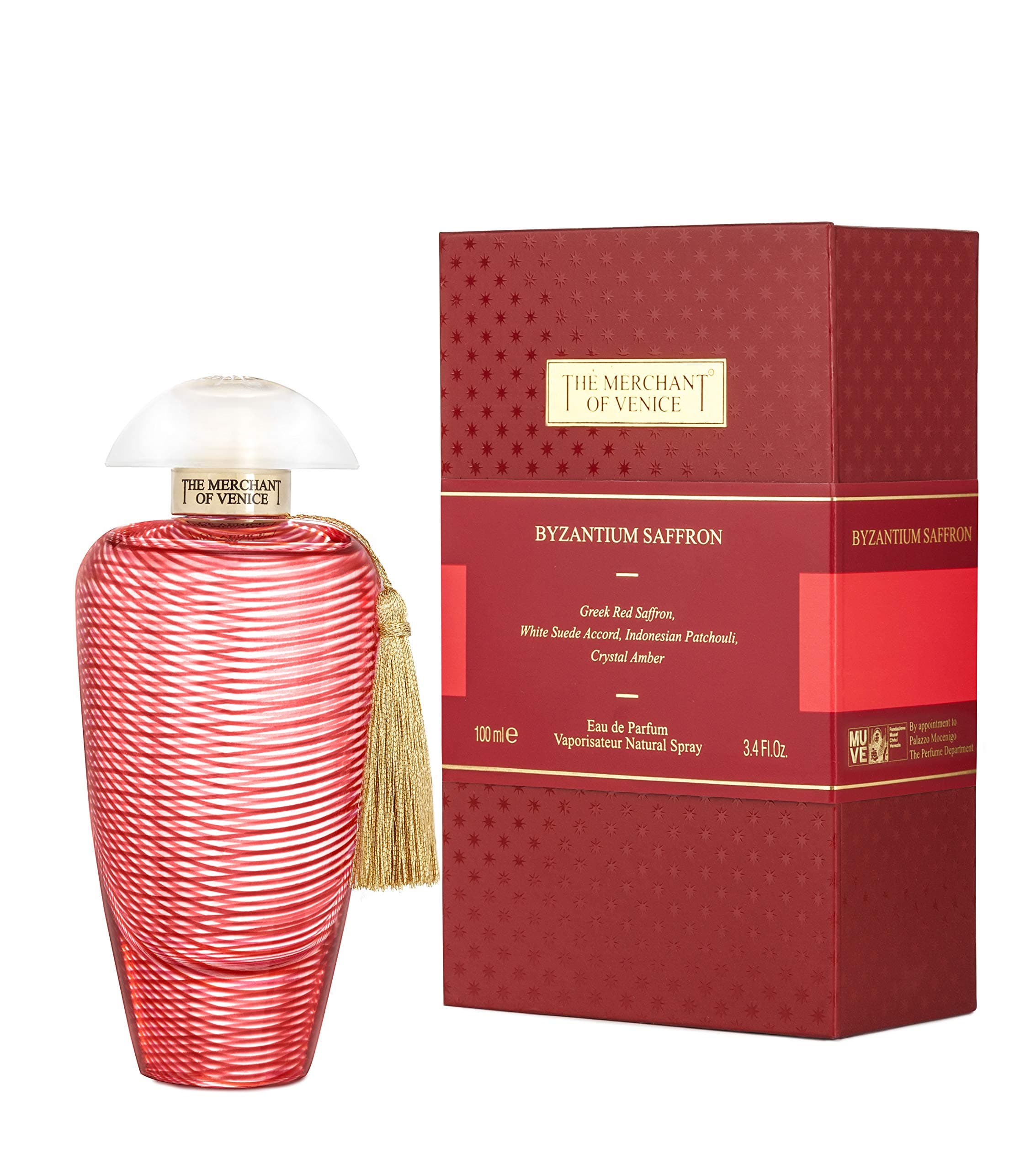 Byzantium Saffron Eau De Parfum for Unisex, 100 ml
