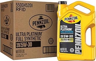 Ultra Platinum Full Synthetic 5W-30 Motor Oil, 5 Quart (3 Pack)