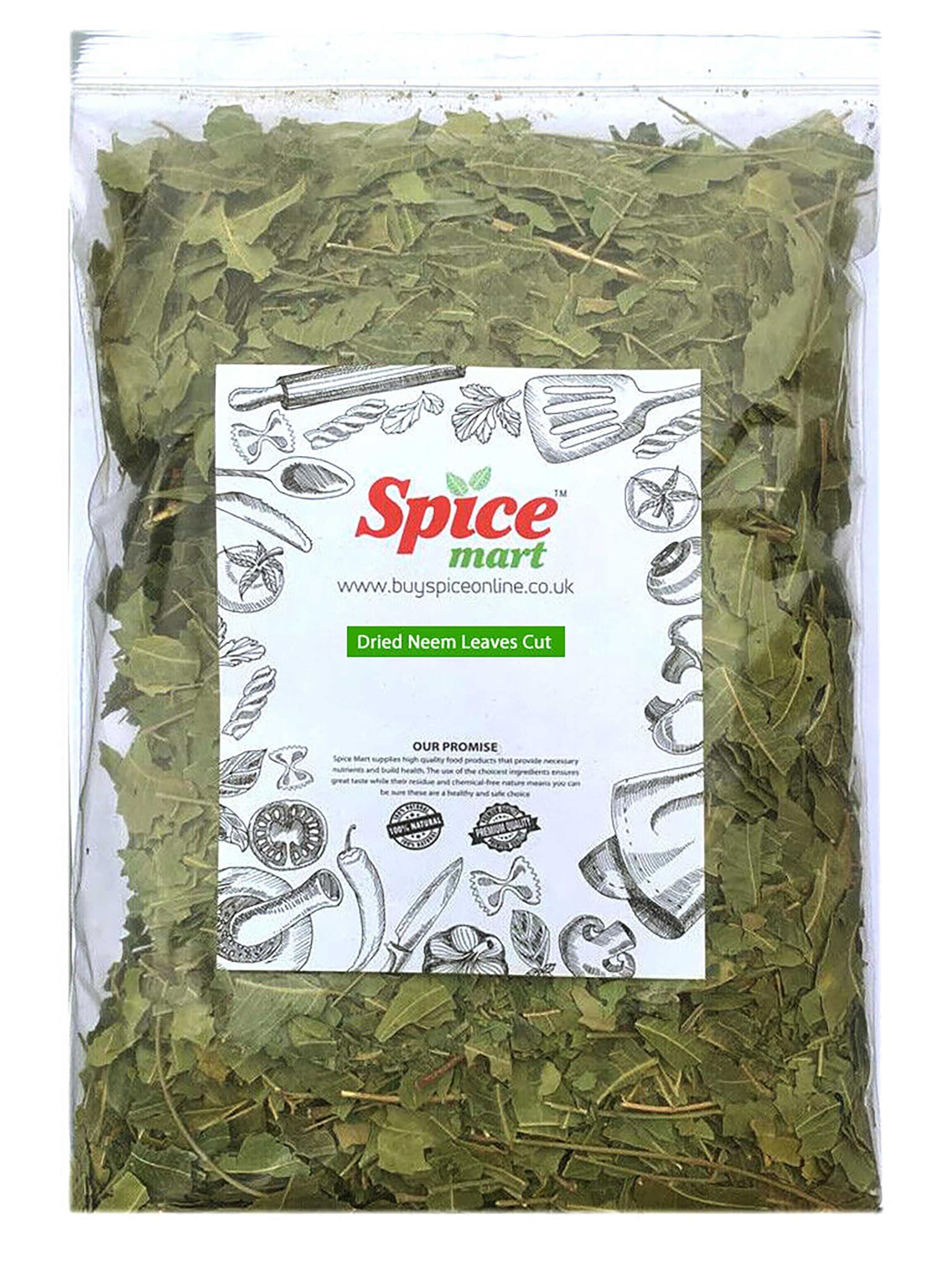 Neem Leaves Cut Dried | Leaf | Limda Leaves Premium Quality Free UK P&P 50g-950g (950g)