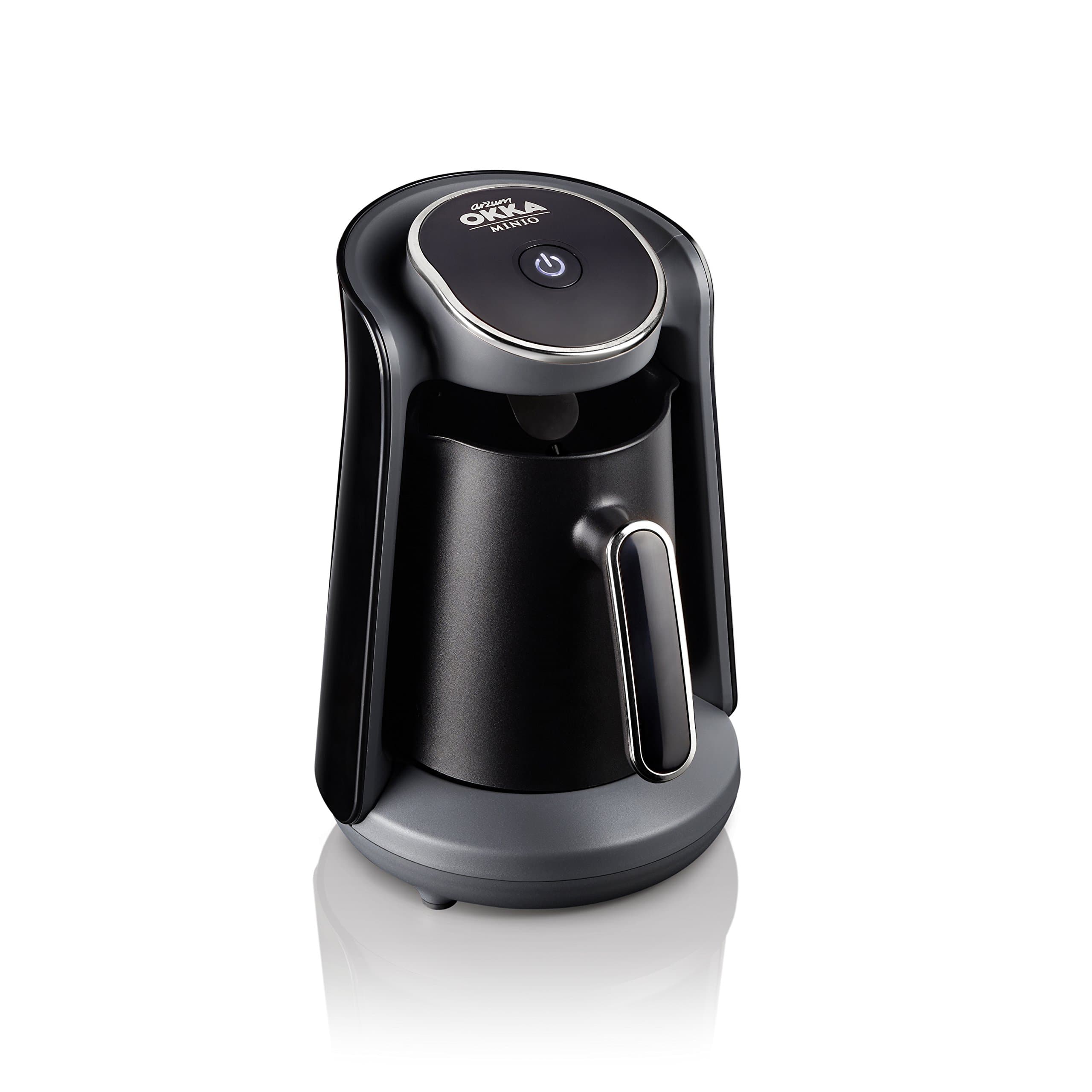 Minio Automatic Turkish/Greek Coffee Machine, USA 120V Ul, black/Silver,4 cups