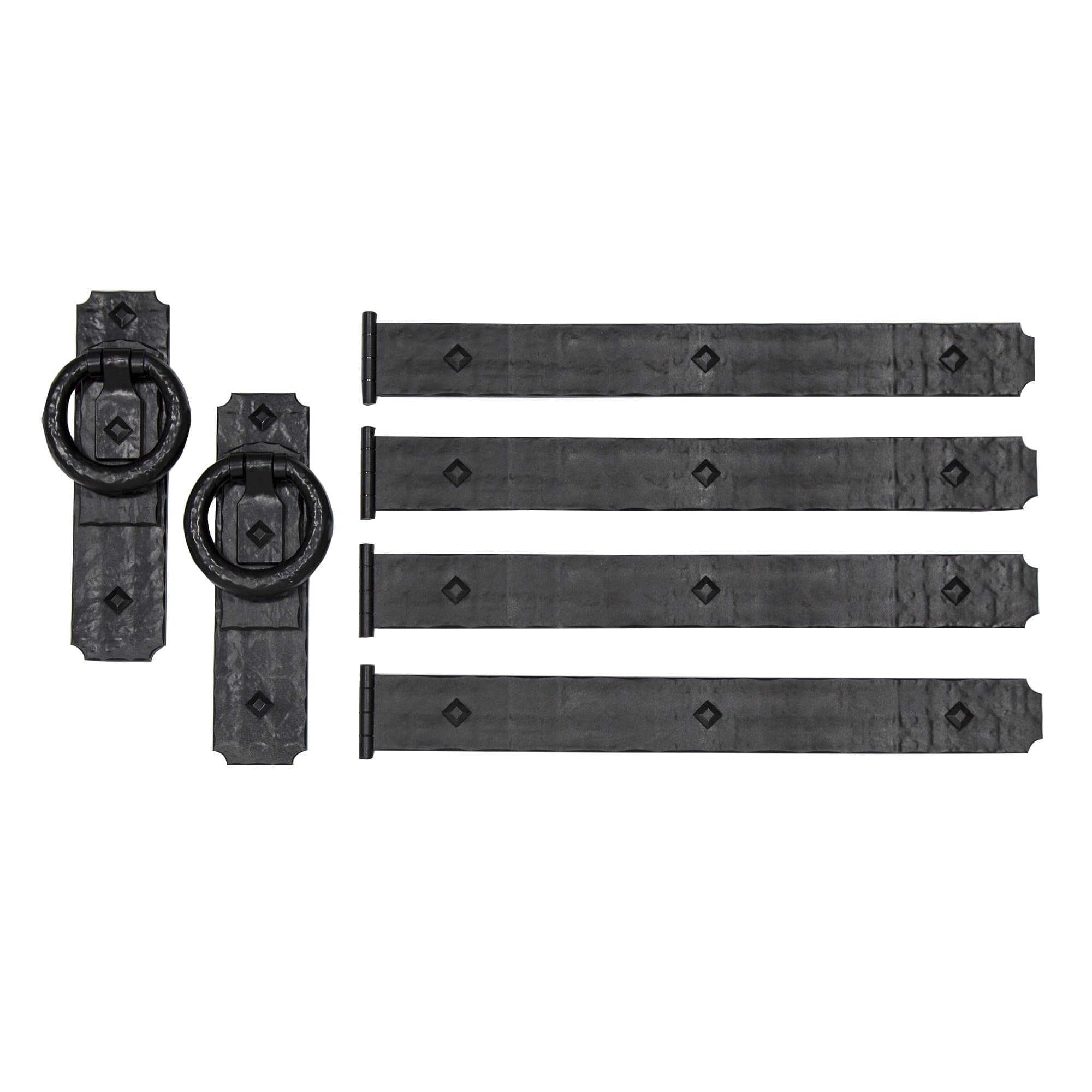 Rustic Rings Magnetic Garage Door Hardware (6 Piece)
