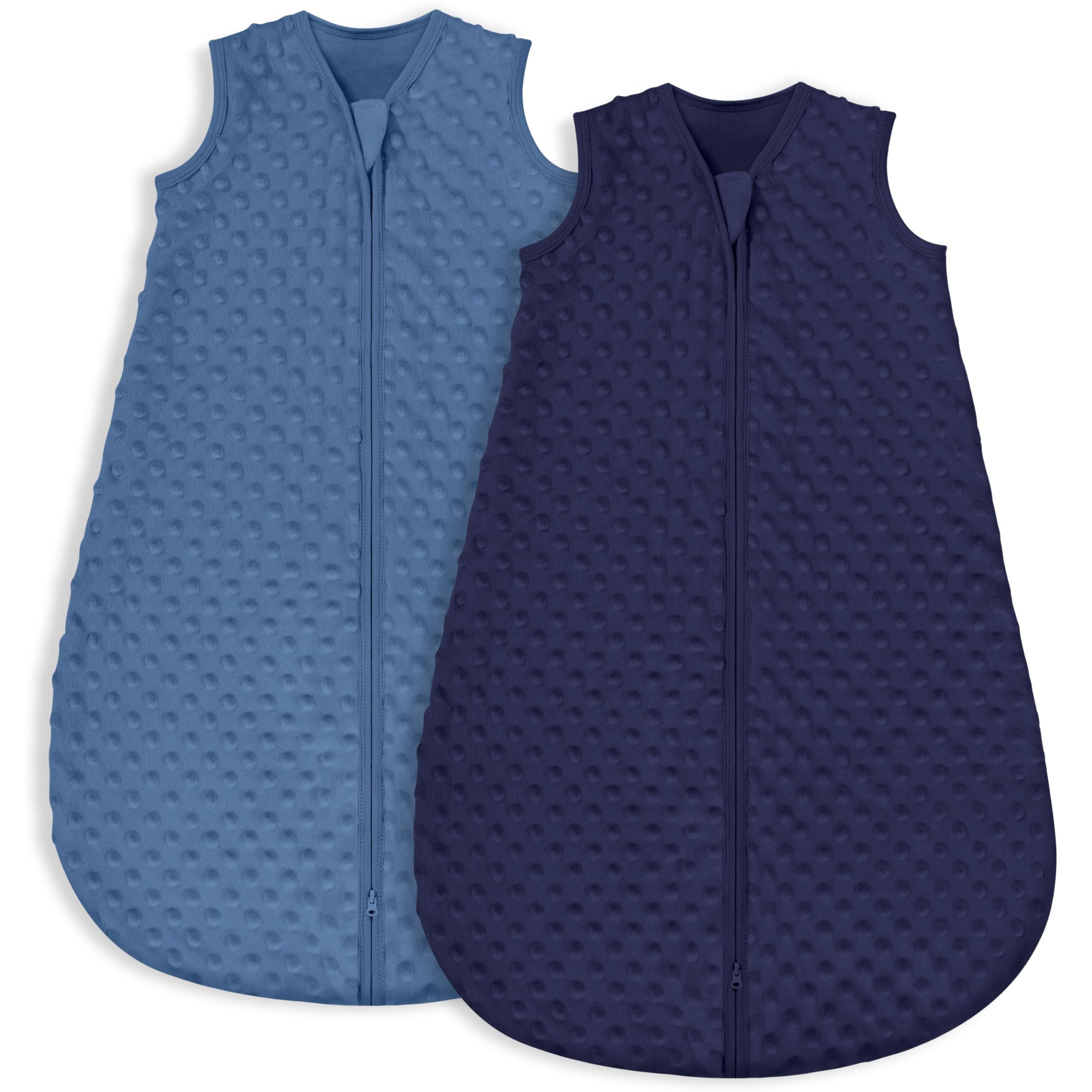 Yoofoss Fleece Baby Sleep Sack 12-18 Months with Plush Dots, TOG 1.5 Baby W