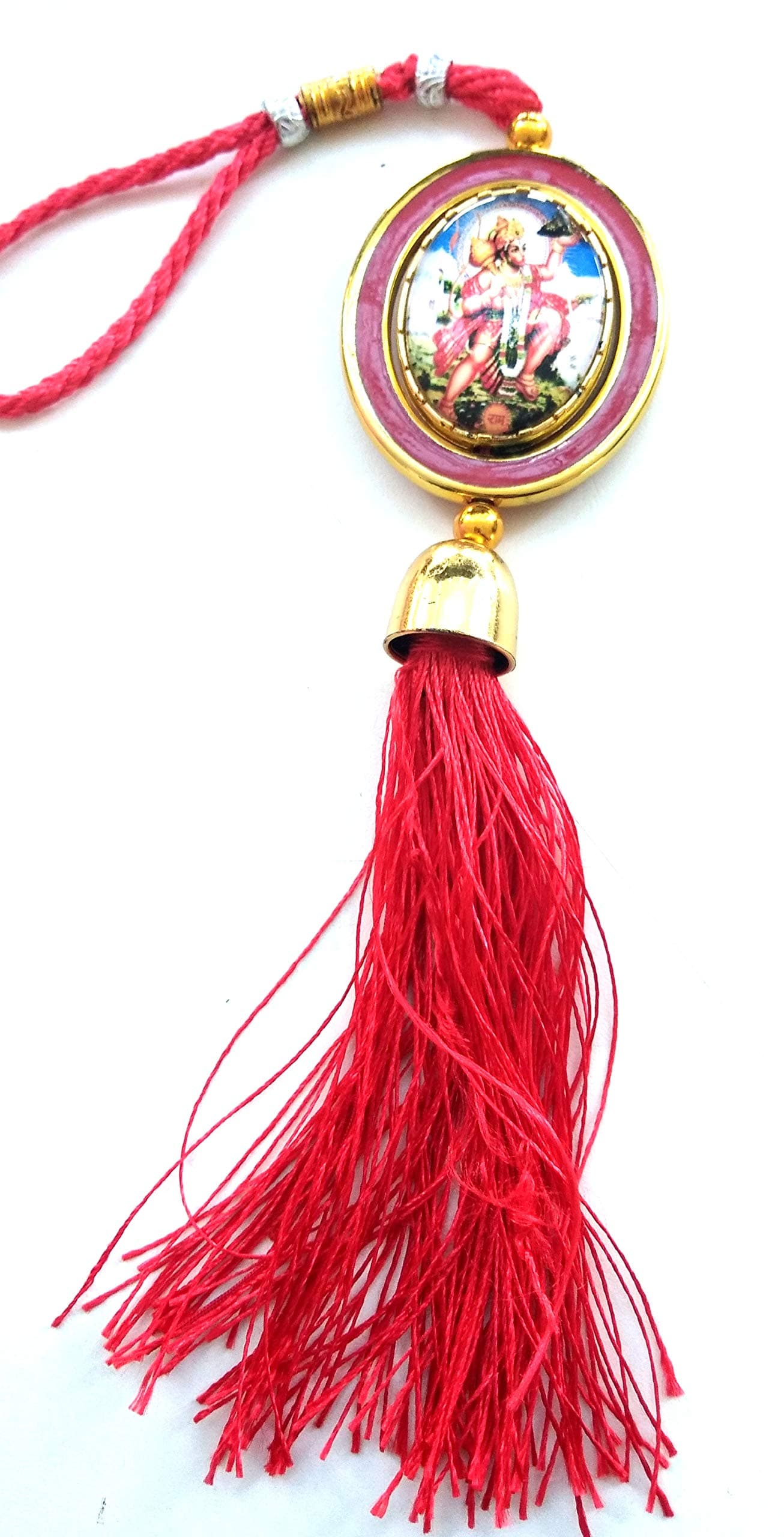 Lord Hanuman & Mahadev Lord Shiva (Vehicle Accident Protection Yantra) Car Hanging for Wealth and Safe, Ward Off Evil, Protect Peace Car Hanging Door Hanging Wall Hanging Good Luck Blessings