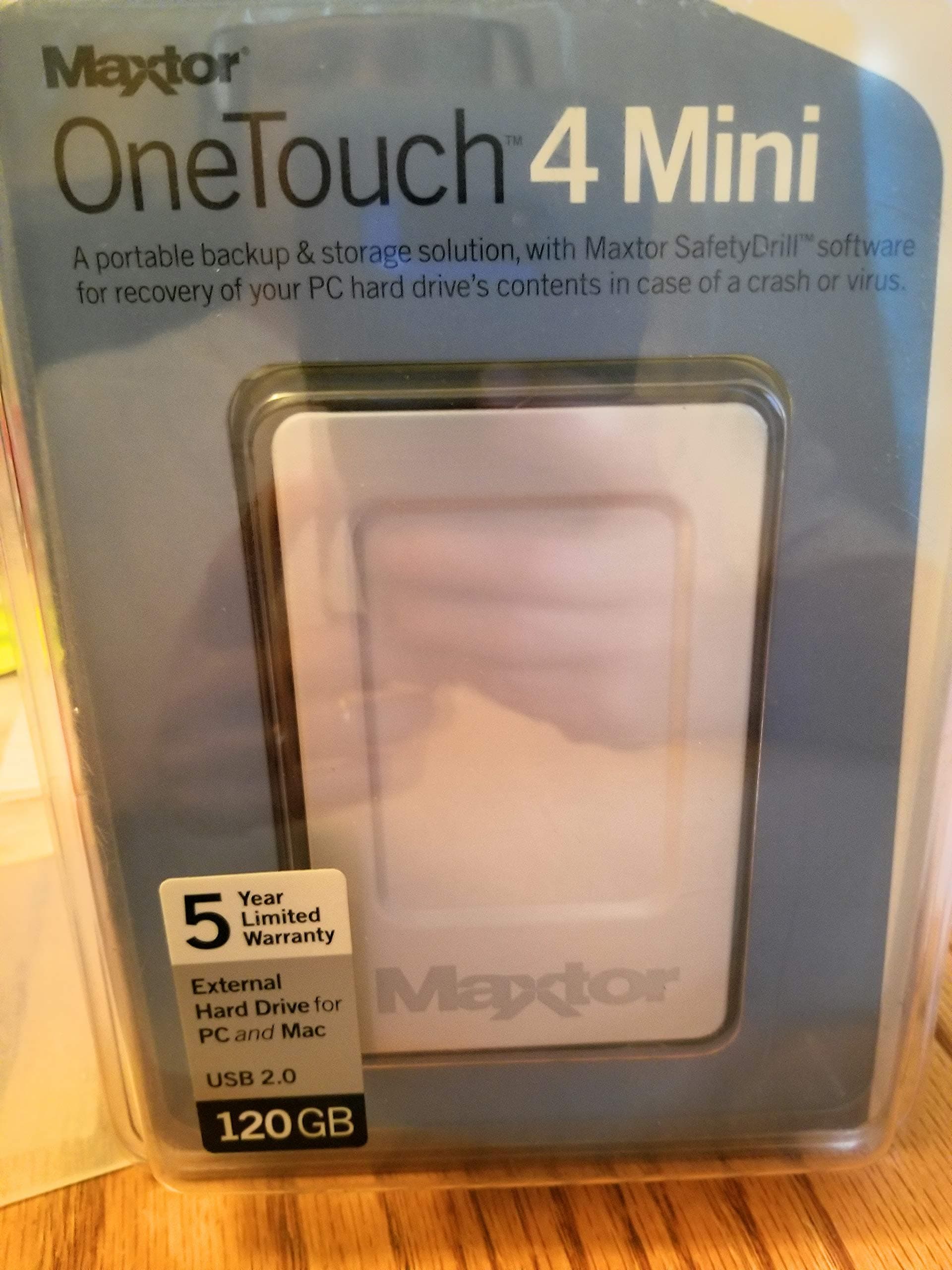 Maxtor OneTouch 4 Mini 160 GB USB 2.0 Portable External Hard Drive STM901603OTA3E1-RK