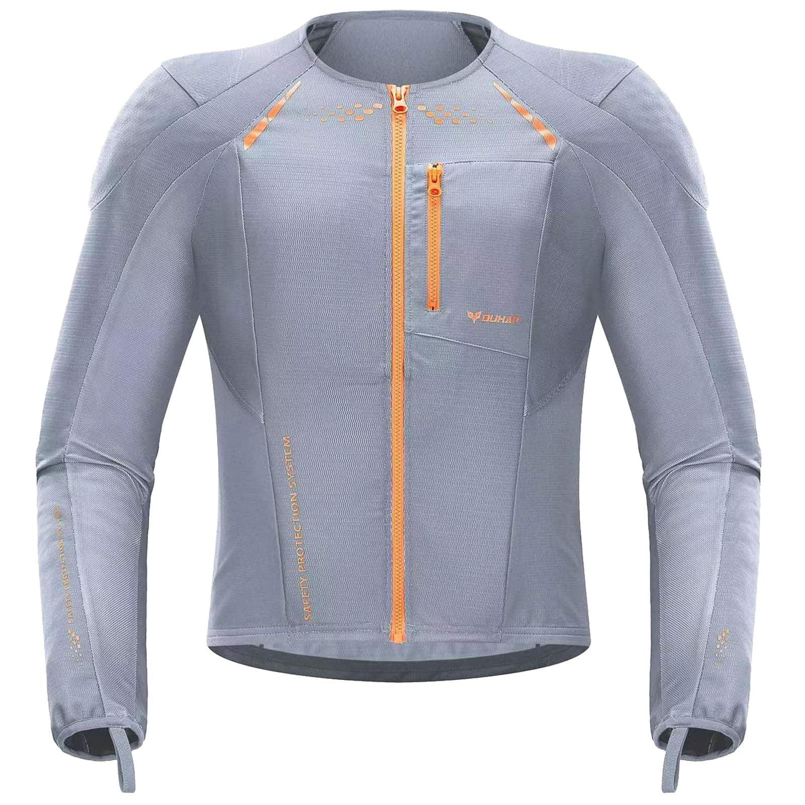 DUHANMotorcycle Shirt Mesh Motorcycle Jacket Men with CE Level 2 Armor motorcycle protective gear for All Seasons