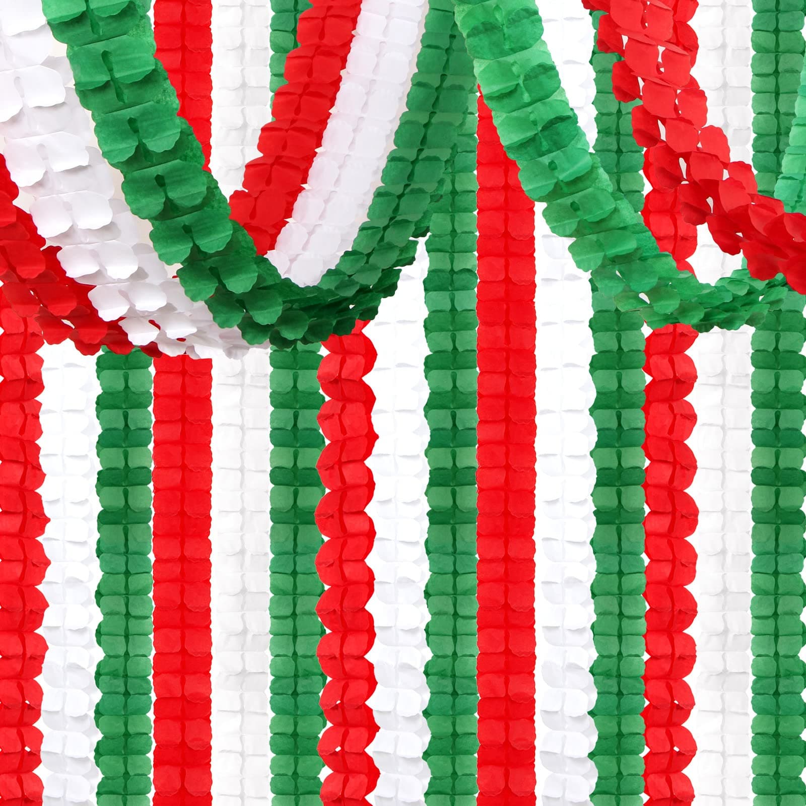 Red White Green Christmas Party Decorations Banner