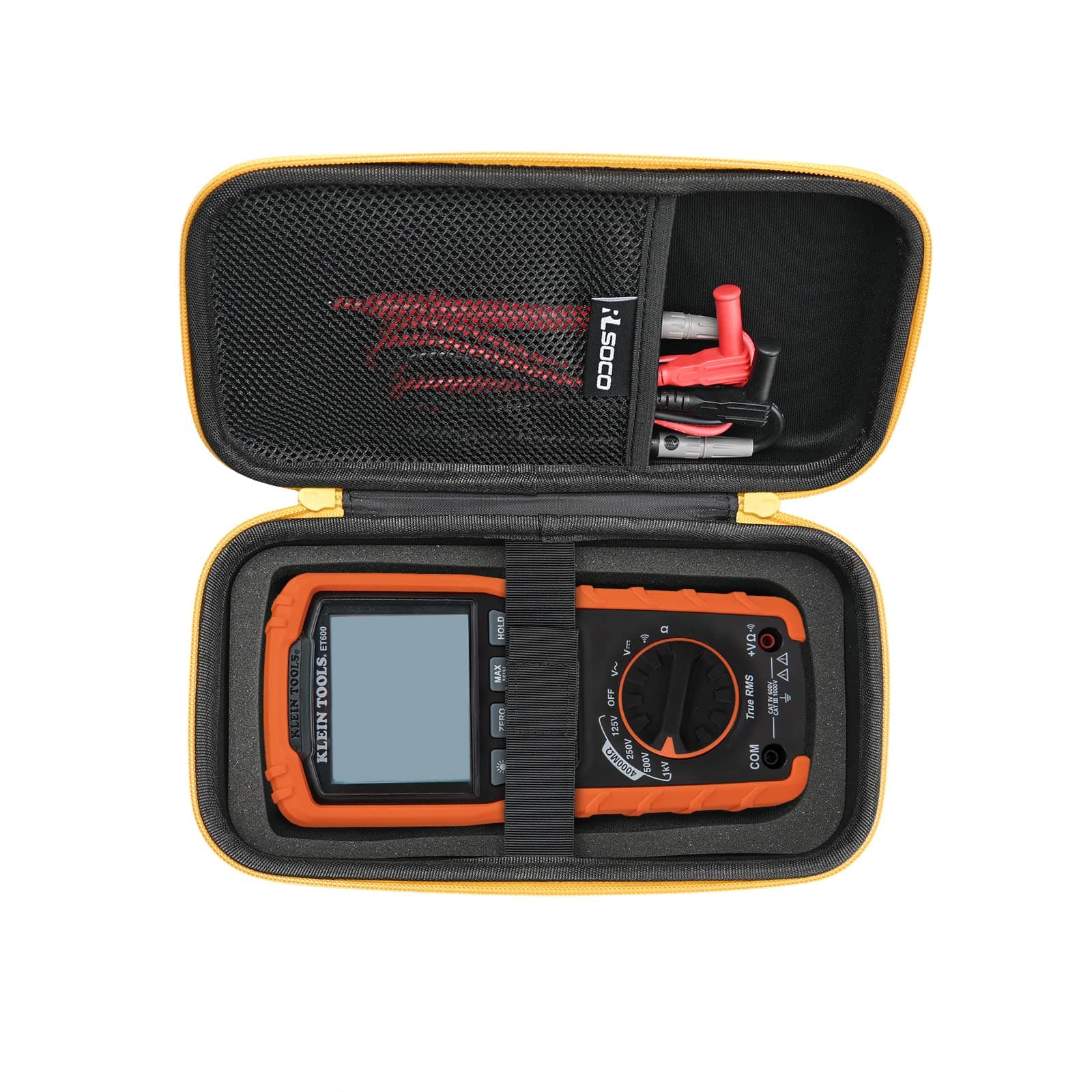 Hard Case for Klein Tools ET600 Multimeter, Megohmmeter Insulation Tester (Case Only)