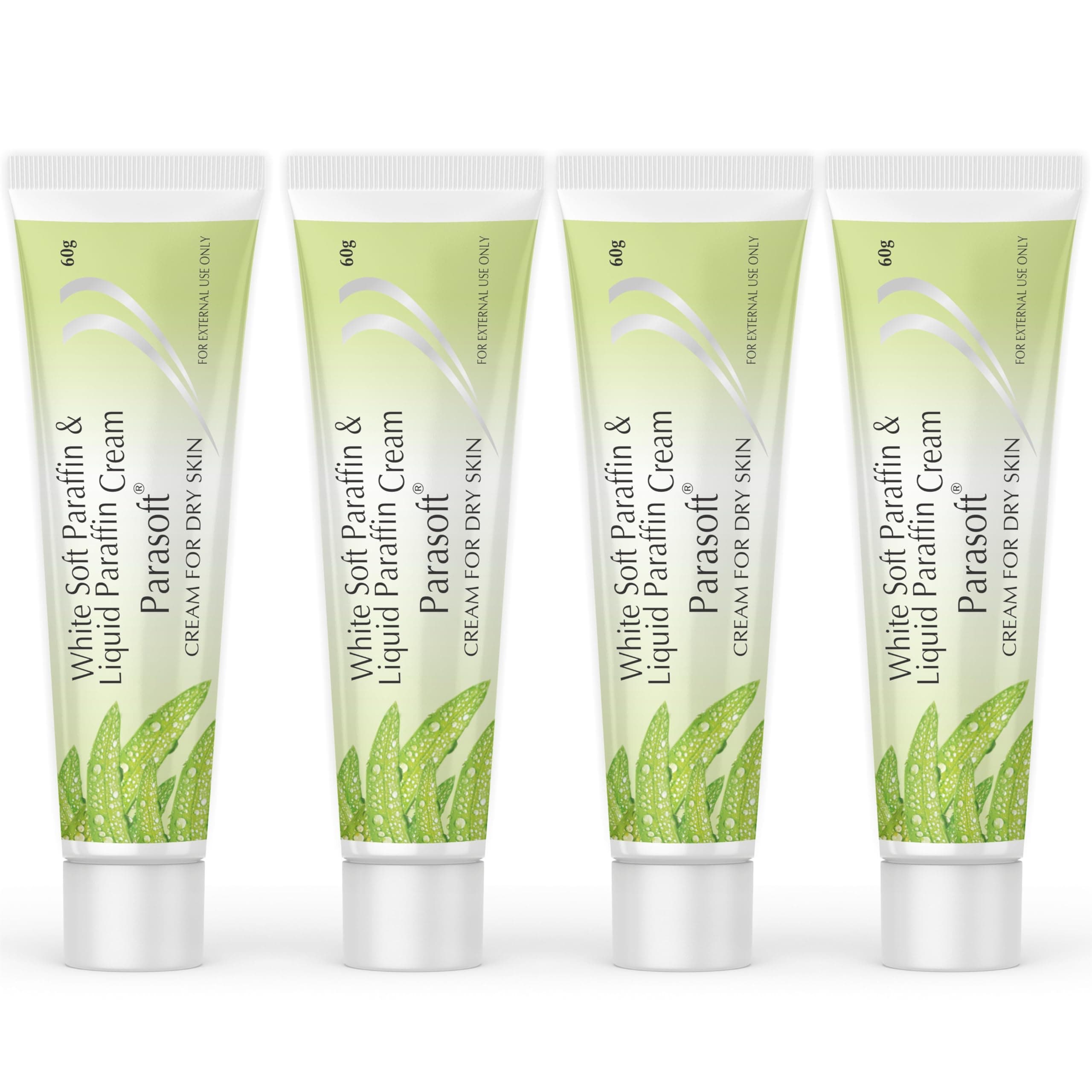 Parasoft Moisturizing Cream with Aloe Vera - 60g (Pack of 4) | Deep Hydration Intense Moisturizer for Dry & Dehydrated Skin, Non-Greasy, All-Season Daily Skincare, Dermatologist Tested, Paraben-Free