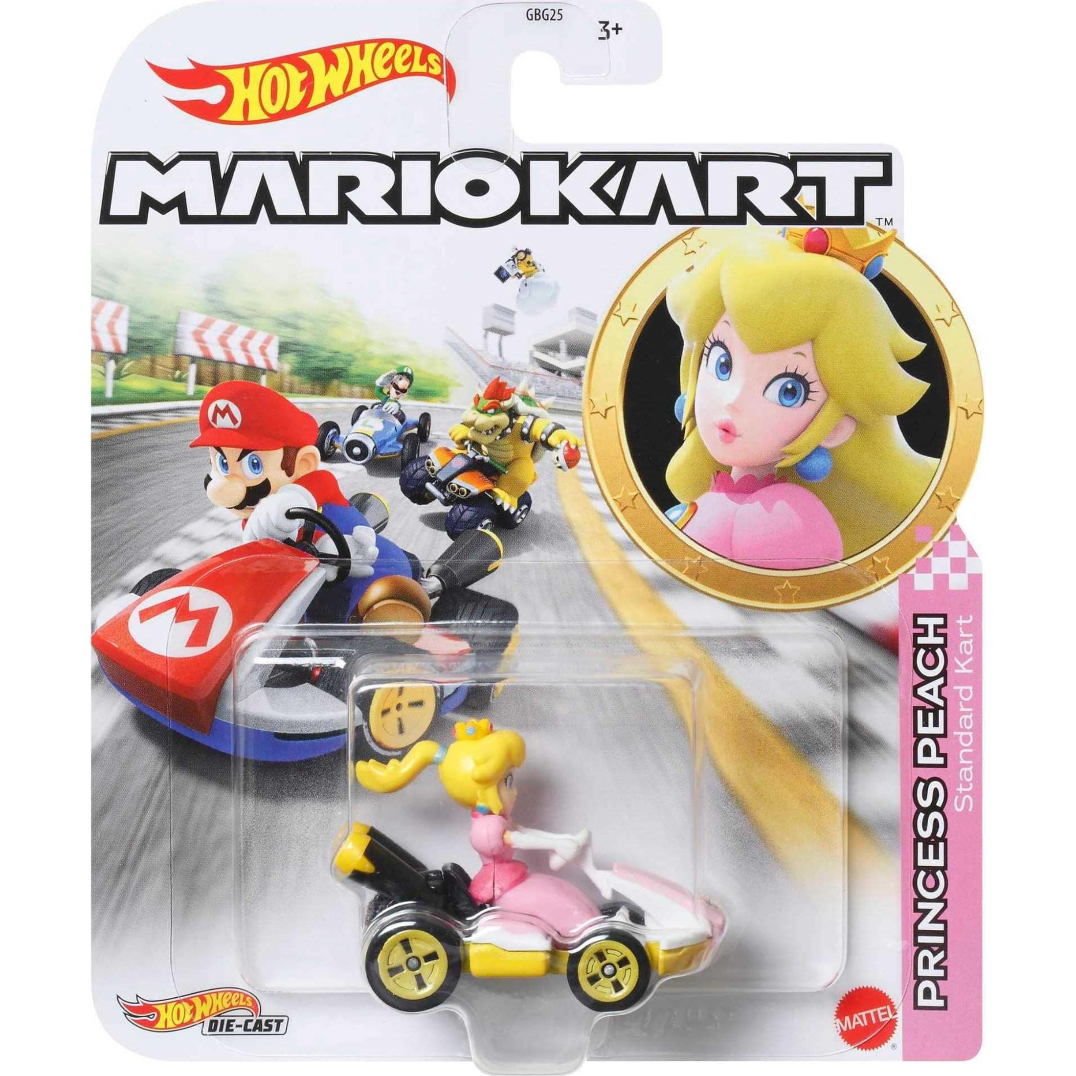 GBG28 Mario Kart Princess Peach in Regular Kart Toy Car