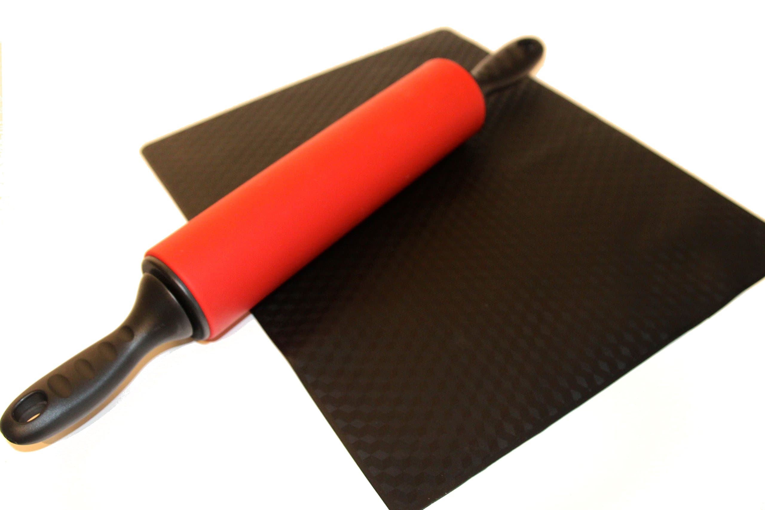 WellBake Silicone Rolling Pin 25cm/10" - Red