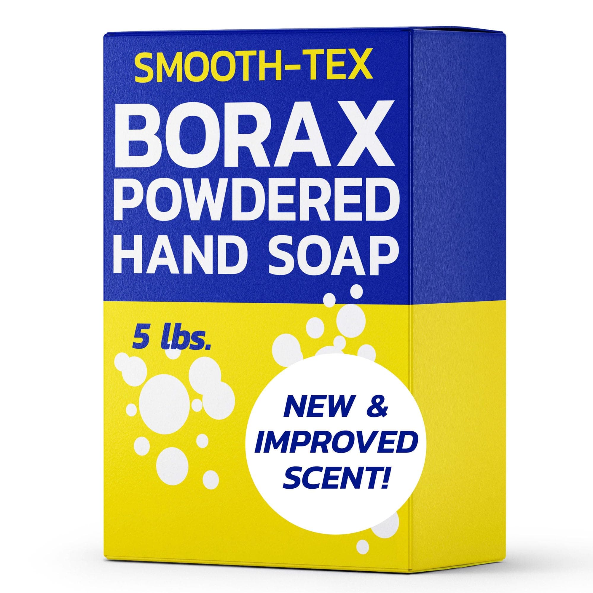 Smooth-Tex Borax Powdered Hand Soap - Heavy Duty Industrial Hand Wash - Removes Grease, Grime and Oil from Hands for Mechanics & Industrial Workers, Compare to Boraxo - 5 lbs (1 Pack)