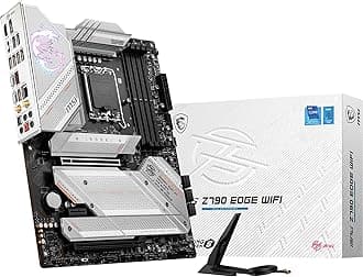 MSI MPG Z790 Edge WiFi Gaming Motherboard (Supports 12th/13th Gen Intel Processors, LGA 1700, DDR5, PCIe 5.0, M.2, 2.5Gbps LAN, USB 3.2 Gen2, Wi-Fi 6E, ATX) (Renewed)