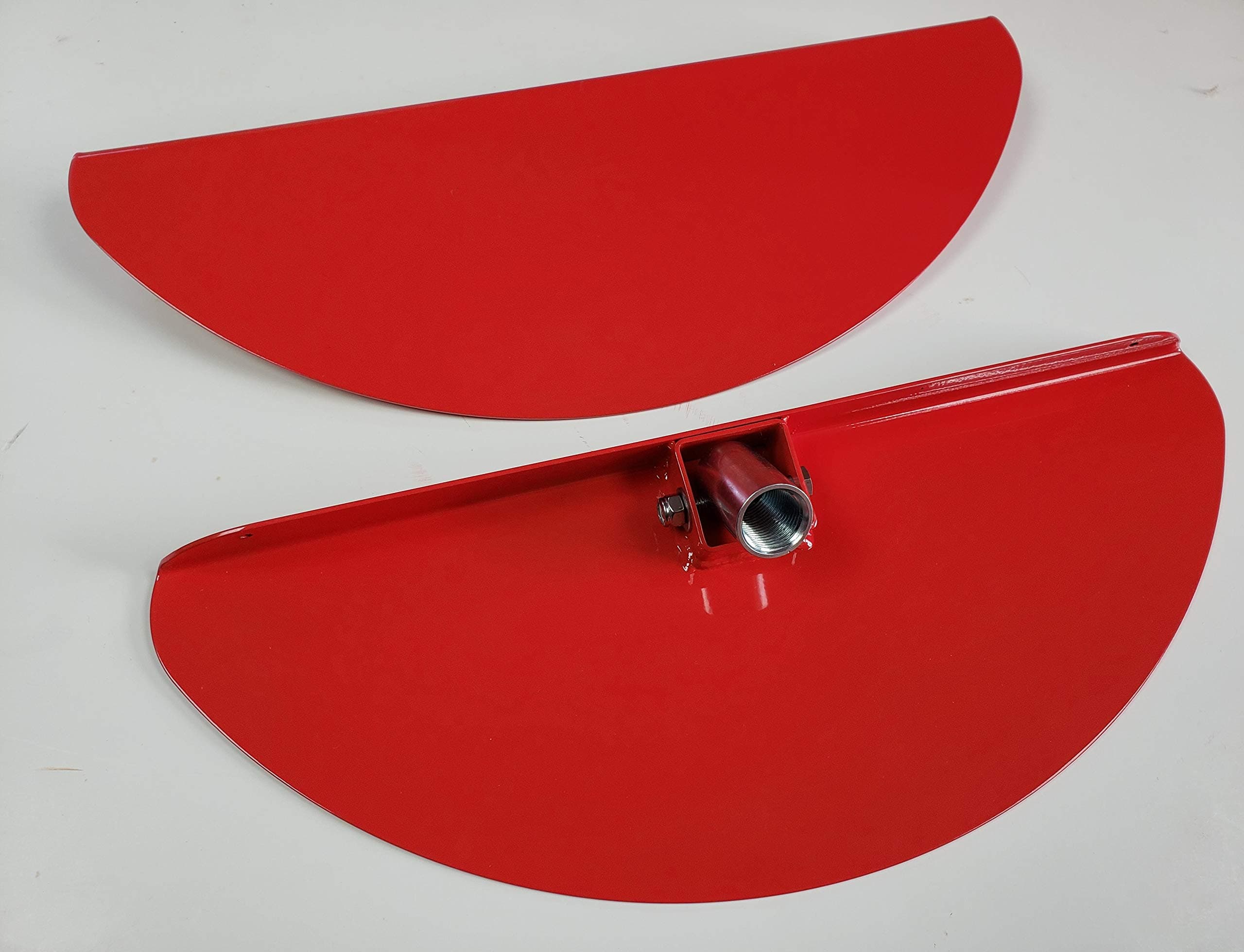 Culvert Cleaning Tool, Made in USA, For 18" Diameter Culvert Pipe, Red, Alloy Steel