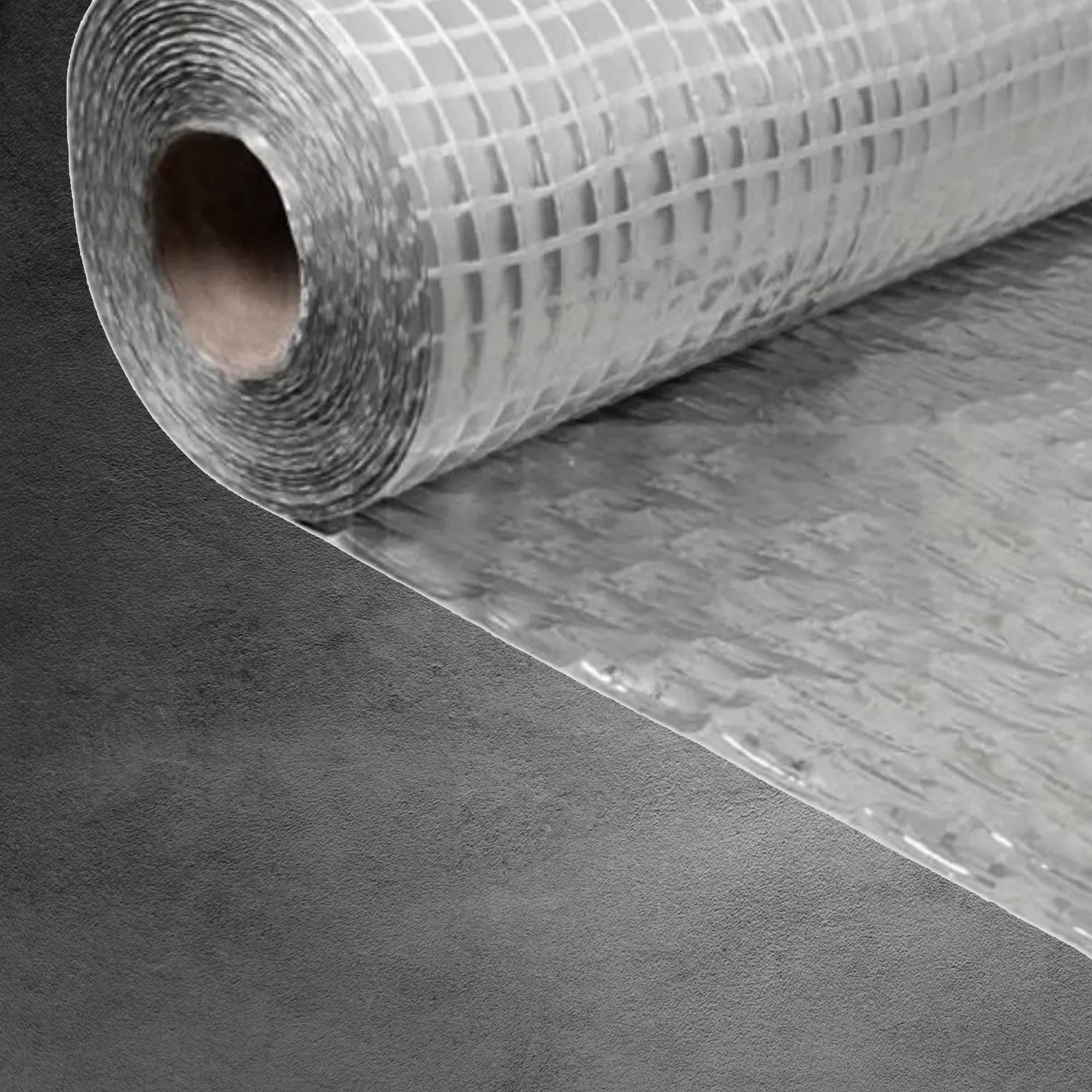 Vapour Barrier and Waterproof Thermal Insulation Aluminium Foil Membrane - Suitable for use in Walls, Floors and Roofs - 1.5m x 50m (75 SQ/M) - 110 G/SM