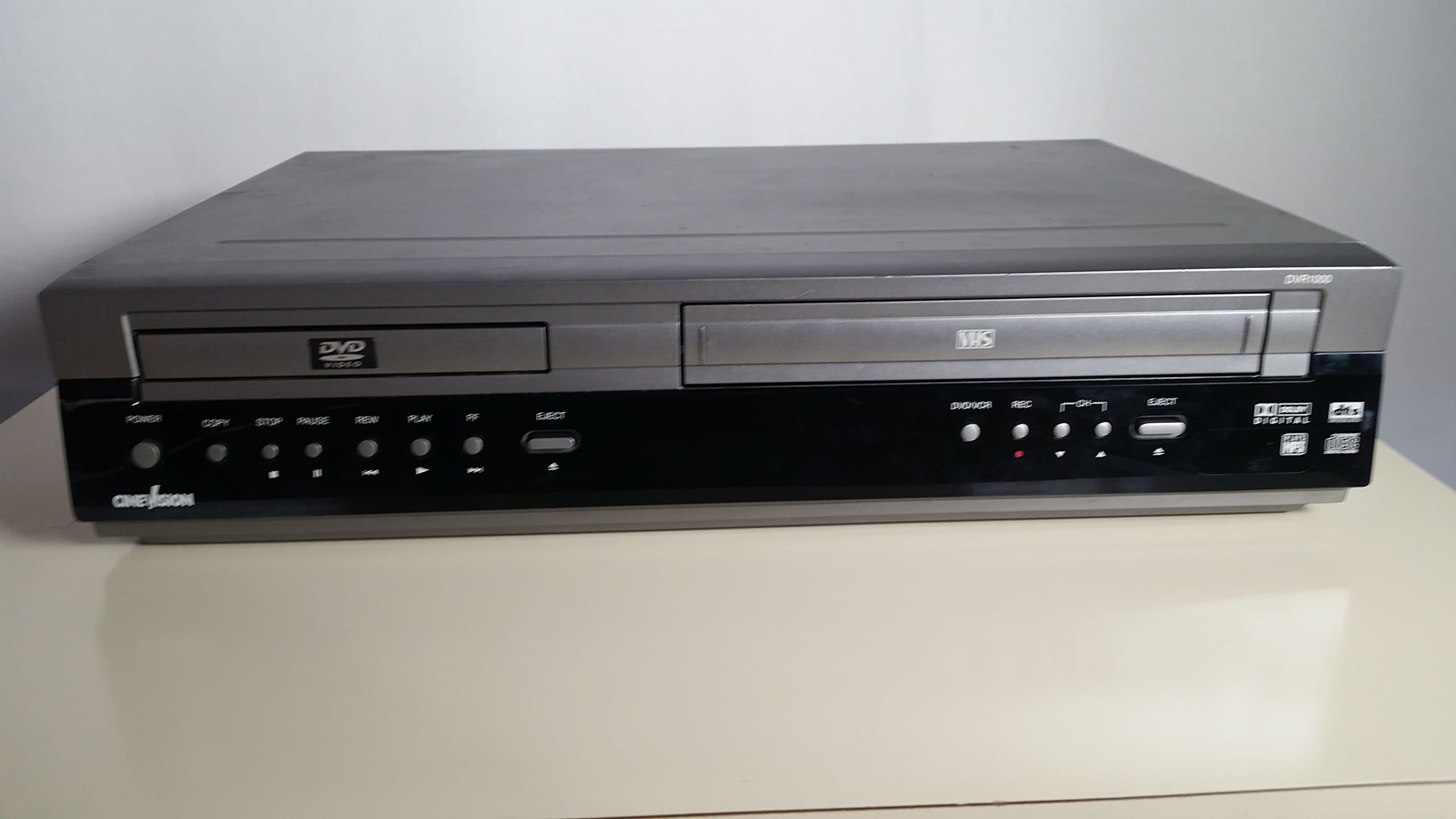 Cinevision DVR1000 DVD/VCR Dual Deck Combo