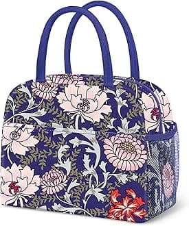 Lunch Bag Lunch Box for Women Men Reusable Insulated Lunch Tote Bag,Leakproof Thermal Cooler Sack Food Handbags Case High Capacity for Travel Work Picnic Beach,Orchid3