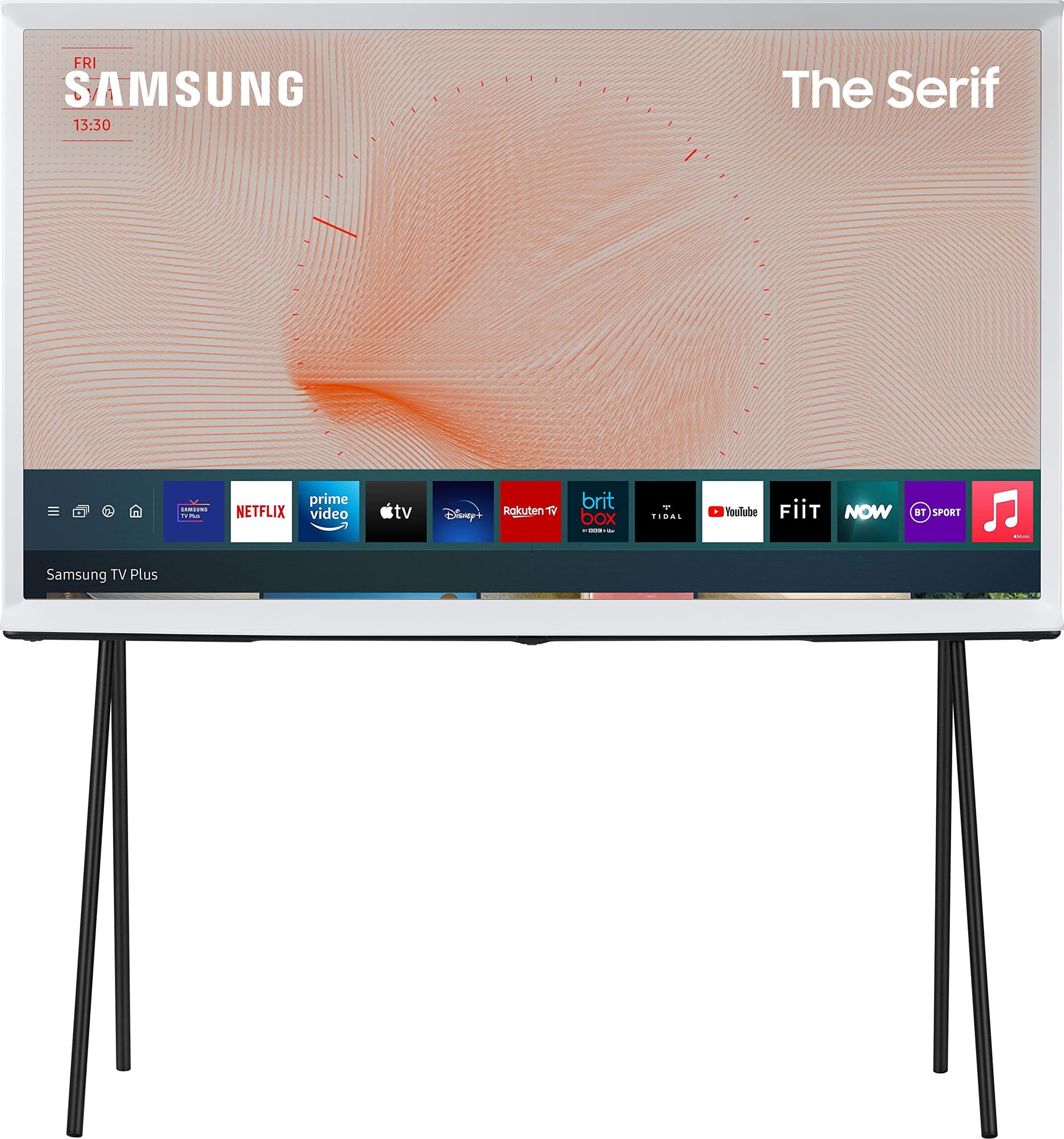 Samsung Serif QE65LS01TA 65" Smart HDR 4K Ultra HD QLED TV With 100% Colour Volume, Quantum Processor 4K