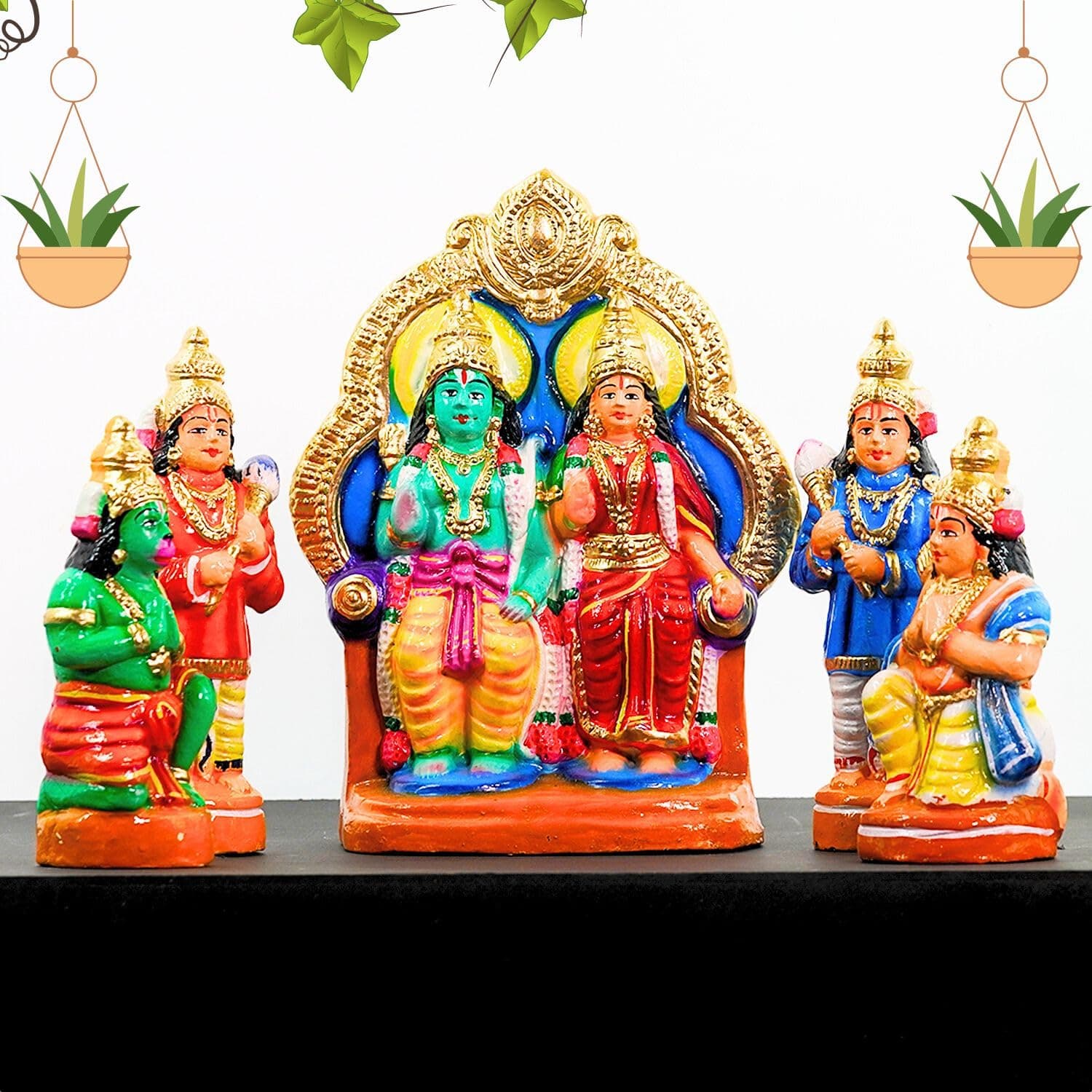 PujaNPujari Rama Pattabhishekam Navaratri Golu Dolls Set