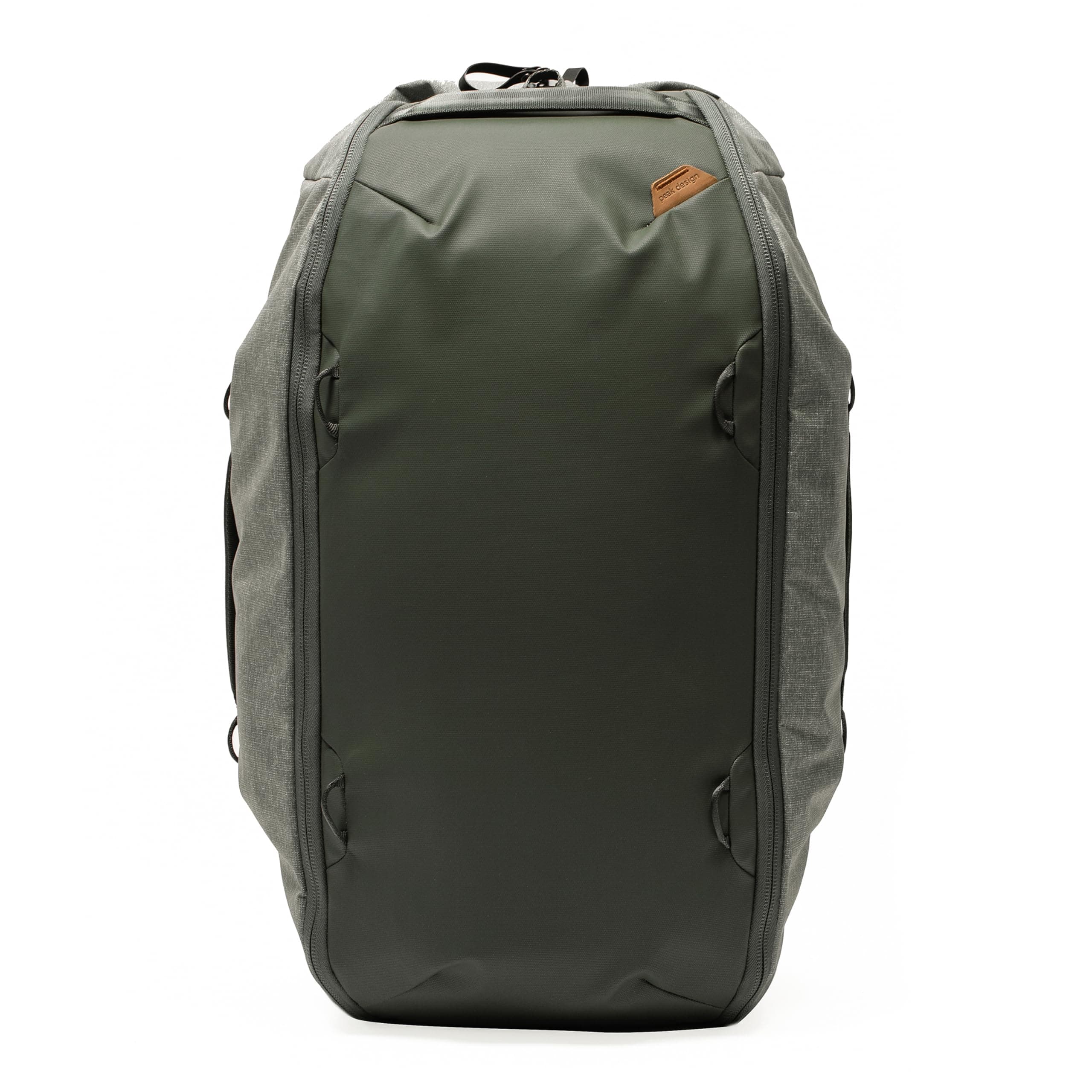 Travel Duffelpack 45-65L, Sage, Weatherproof Duffel Backpack, Expandable Design, Extra-Long Zip Path, Stowable Straps, Fits Packing Cubes and Camera Cubes, Versatile Duffel Bag for Travel