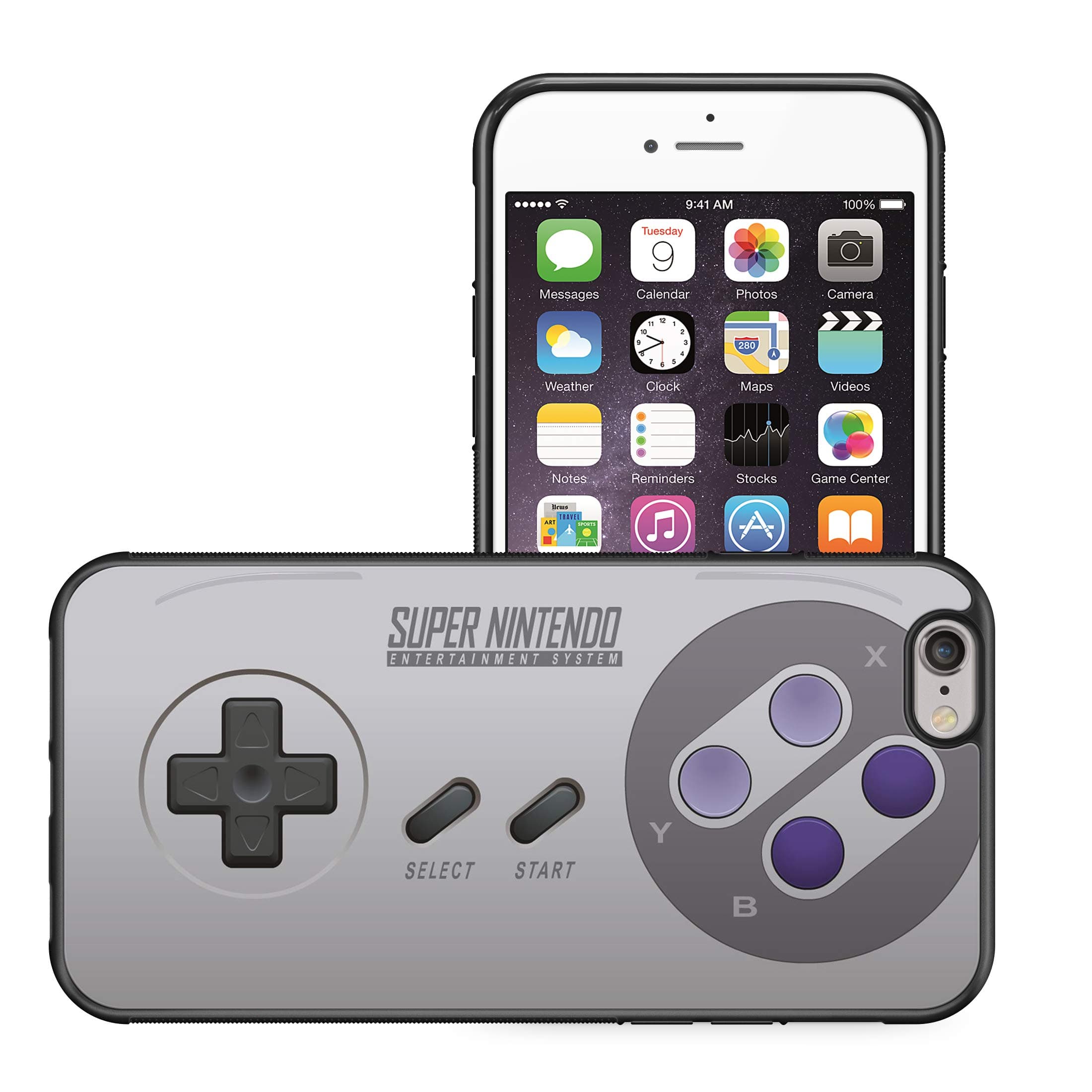Super N Controller Style ModifiedCases Bumper Case Compatible for iPhone 6/6S Plus