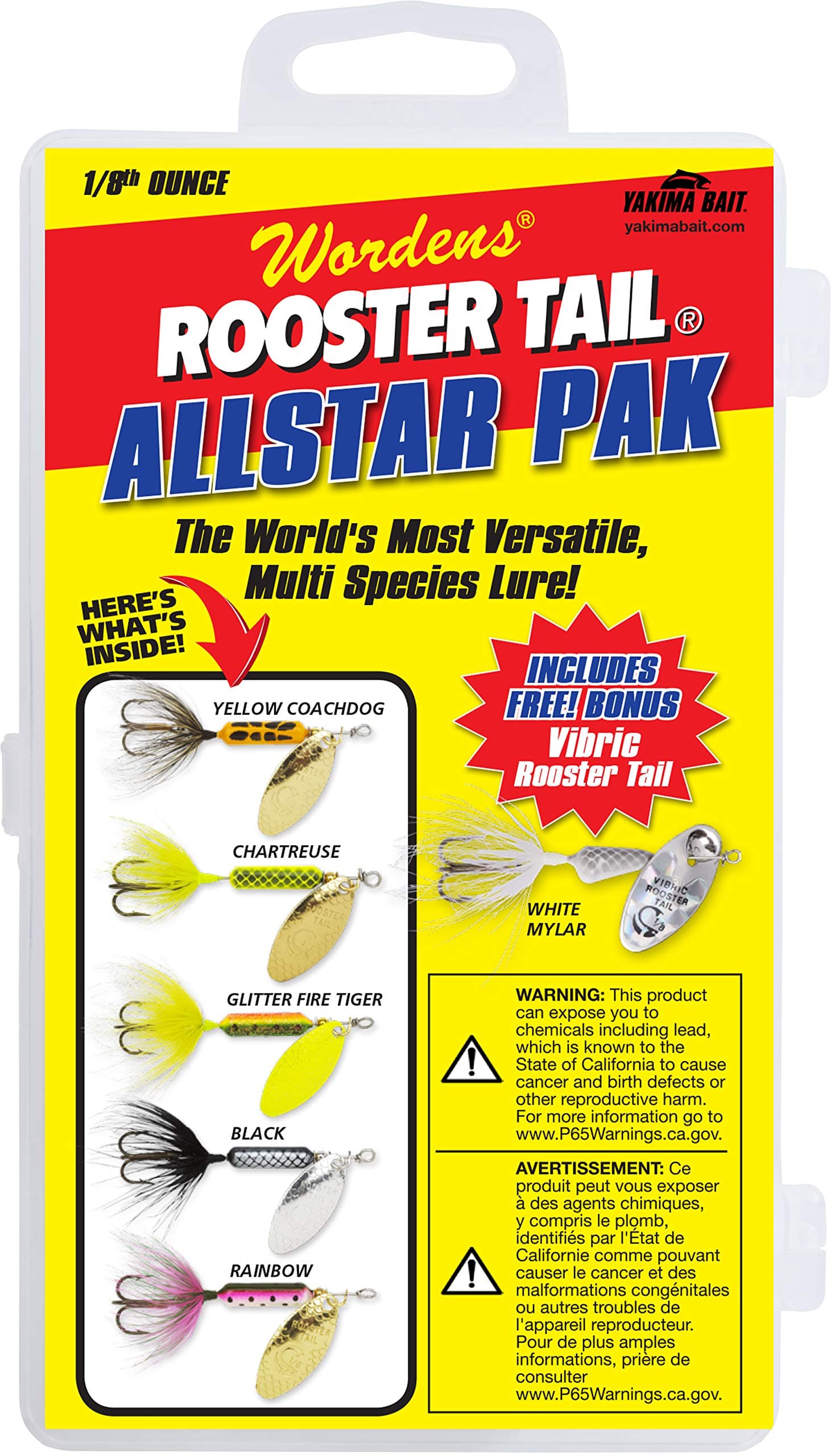 Rooster Tail 1/8oz Box Kit- Allstar Pak Mix