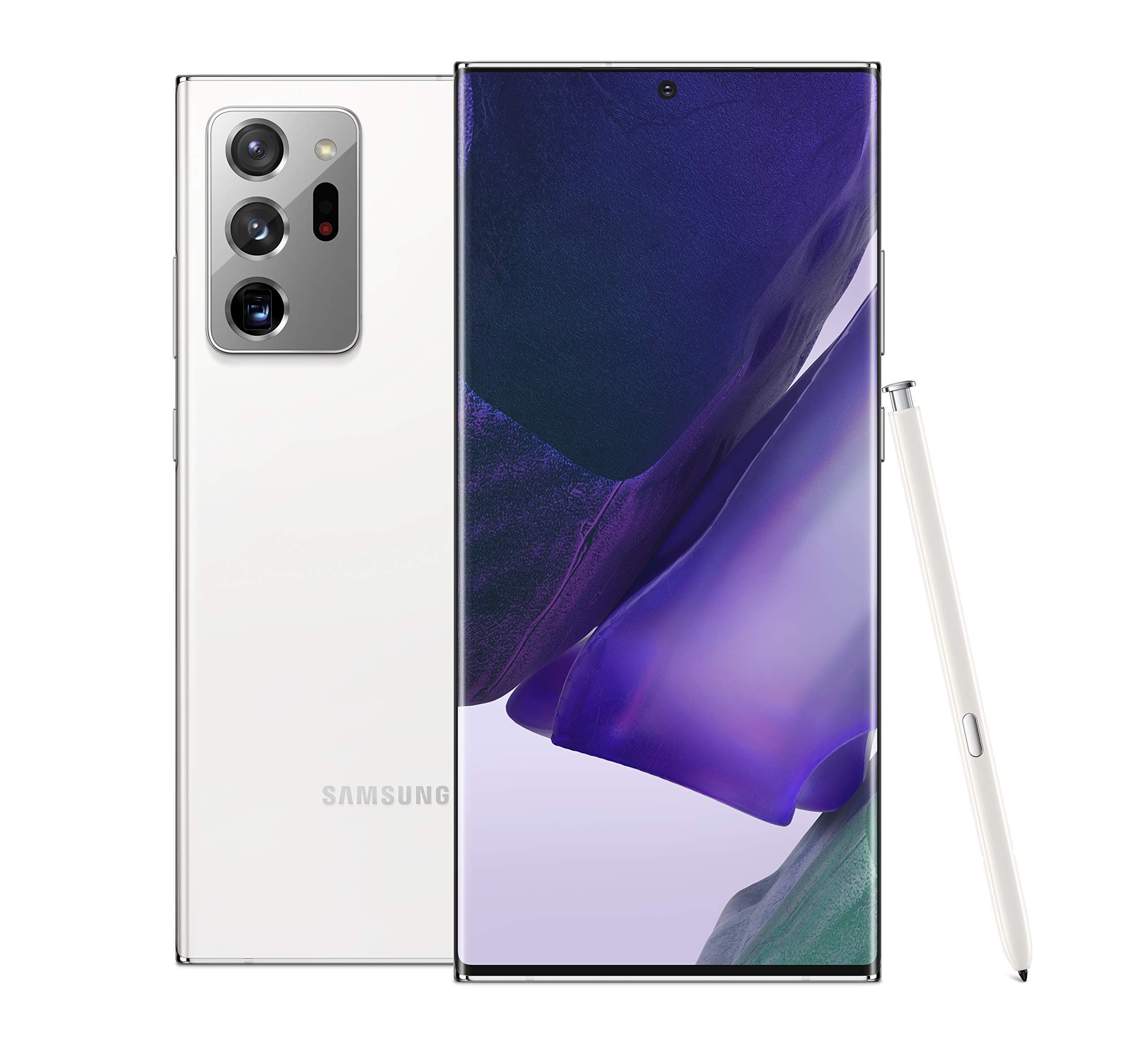 SAMSUNG Galaxy Note 20 Ultra 5G, Factory Unlocked, 128GB, S Pen Included, 6.9” Infinity-O Display Screen, Long Battery Life, US Version, Mystic White