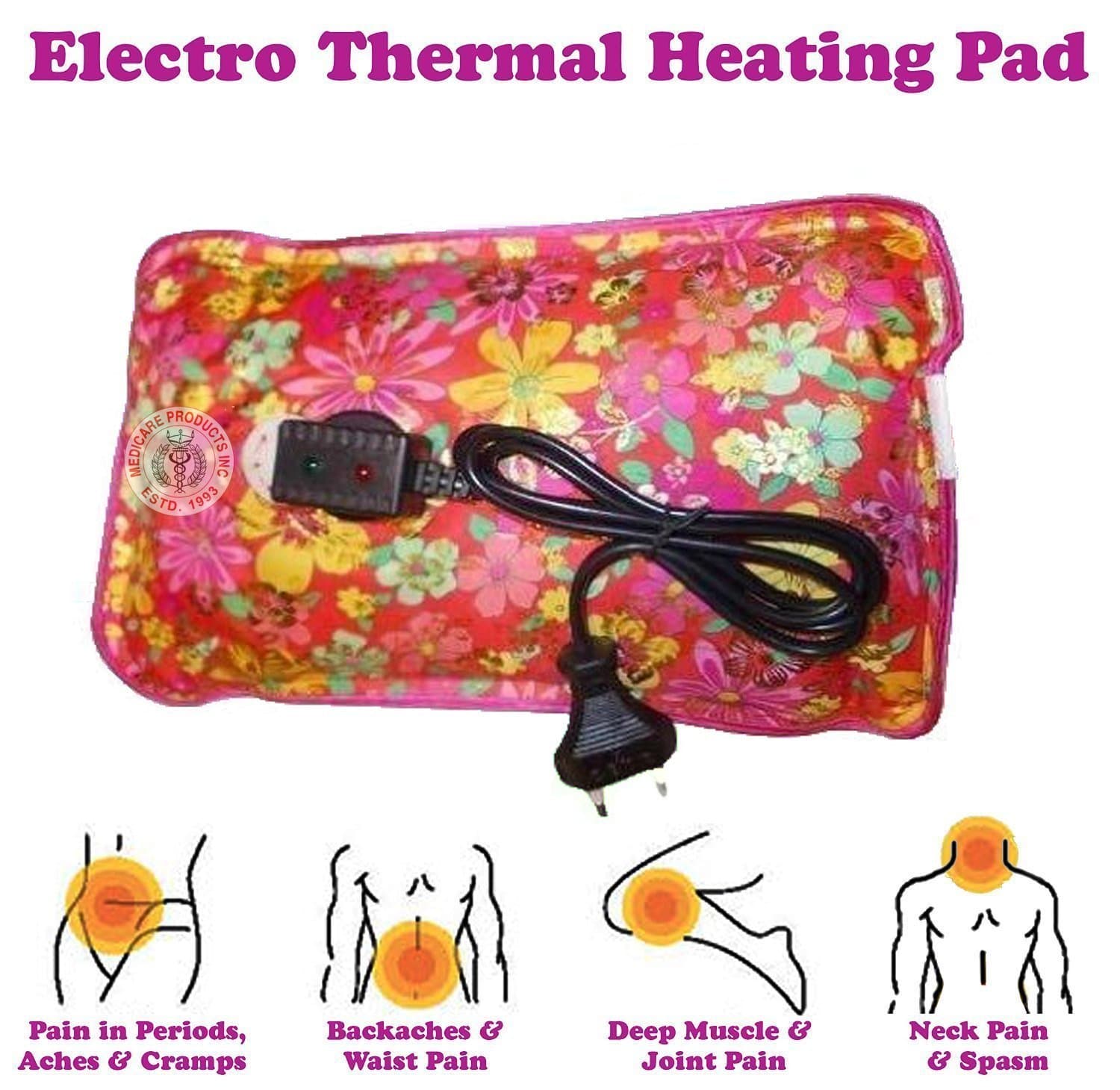 Electrothermal Water Bag,Electric Heating Pad-Heat Pouch Hot Water Bottle Bag,Electric Hot Water Bag,Heating Pad for Joint,Muscle Pains,Warm Water Bag (Assorted Colors)